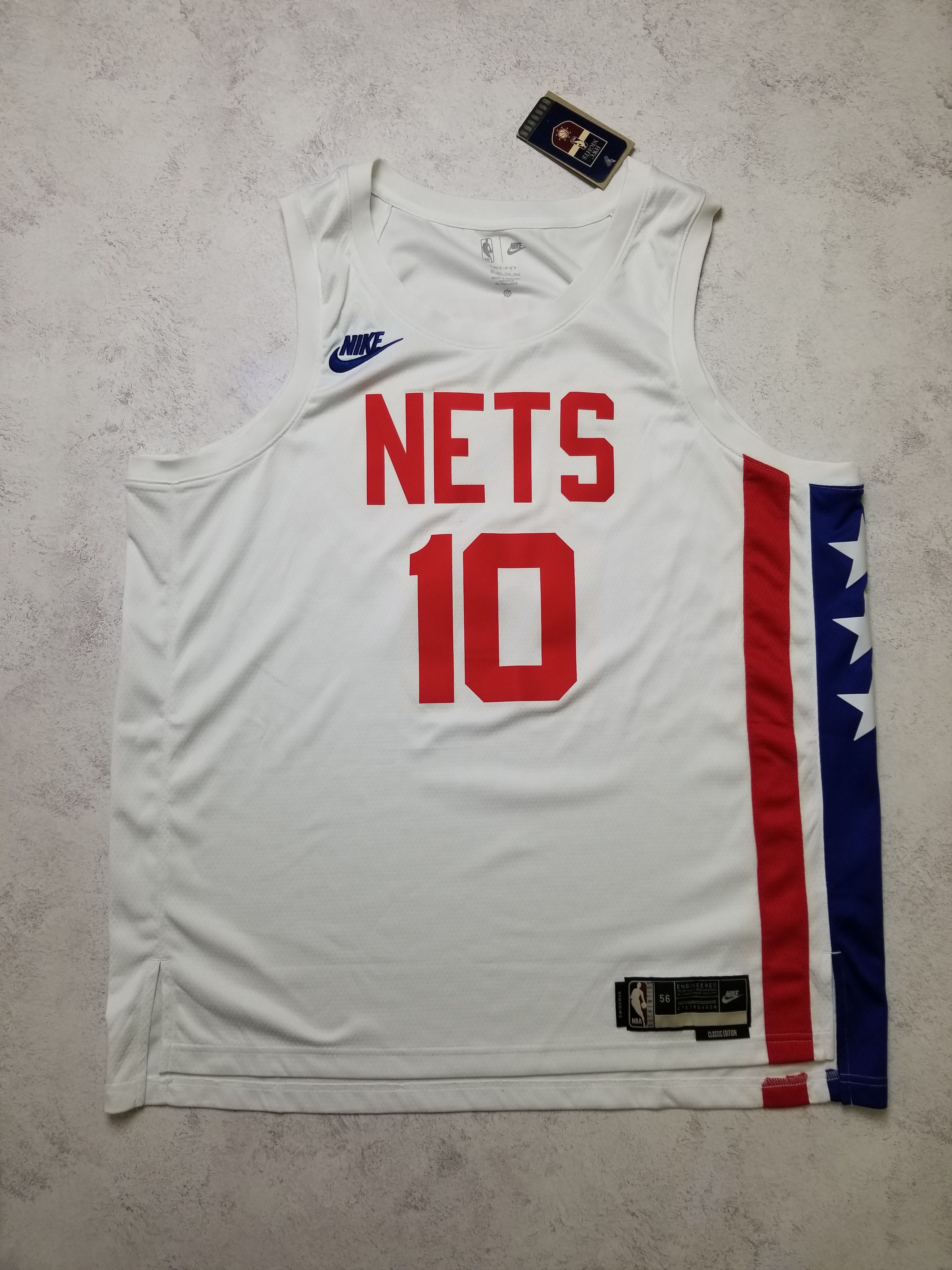 Nike NBA Brooklyn Nets Simmons HWC Swingman Jersey DO9444-101 Size US XXL / EU 58 / 5 - 1 Thumbnail
