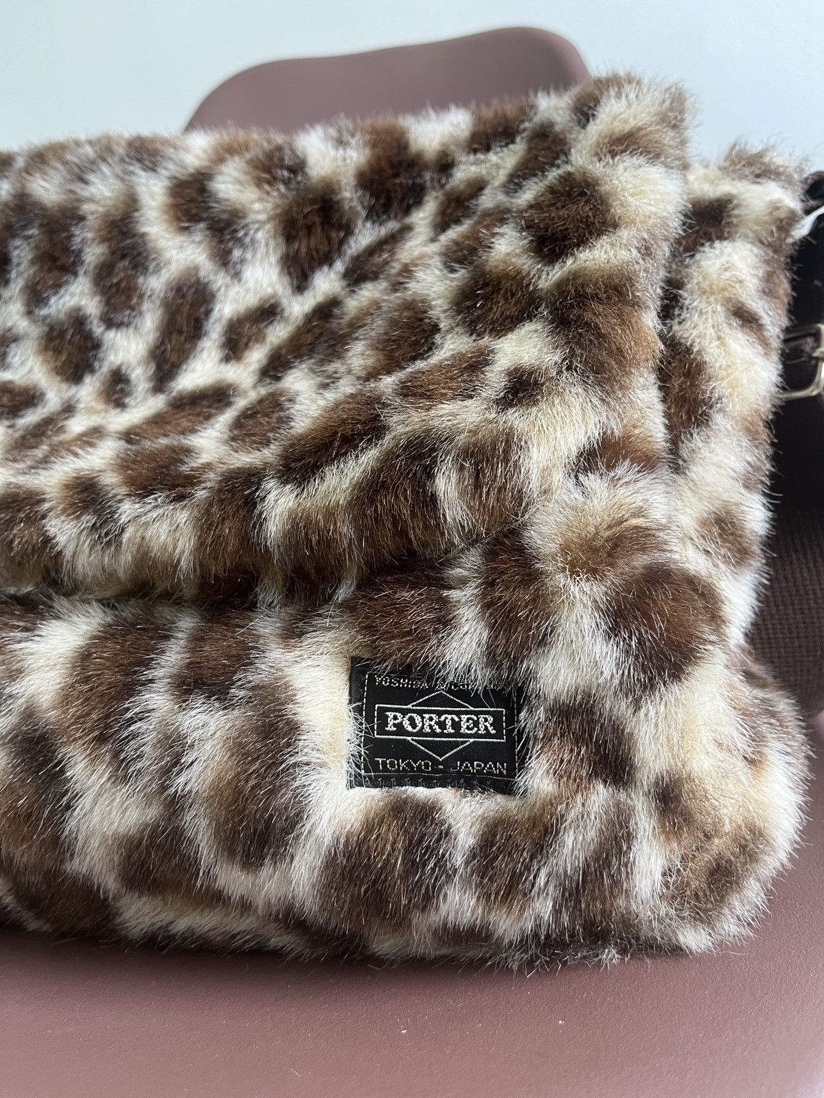 Head Porter Leopard Faux Furr Crossbody Bag Size ONE SIZE - 9 Thumbnail