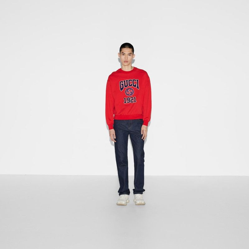 Gucci o1loc1c0126 774080 Denim Pant With Horsebit in Dark Blue Size US 31 - 2 Thumbnail
