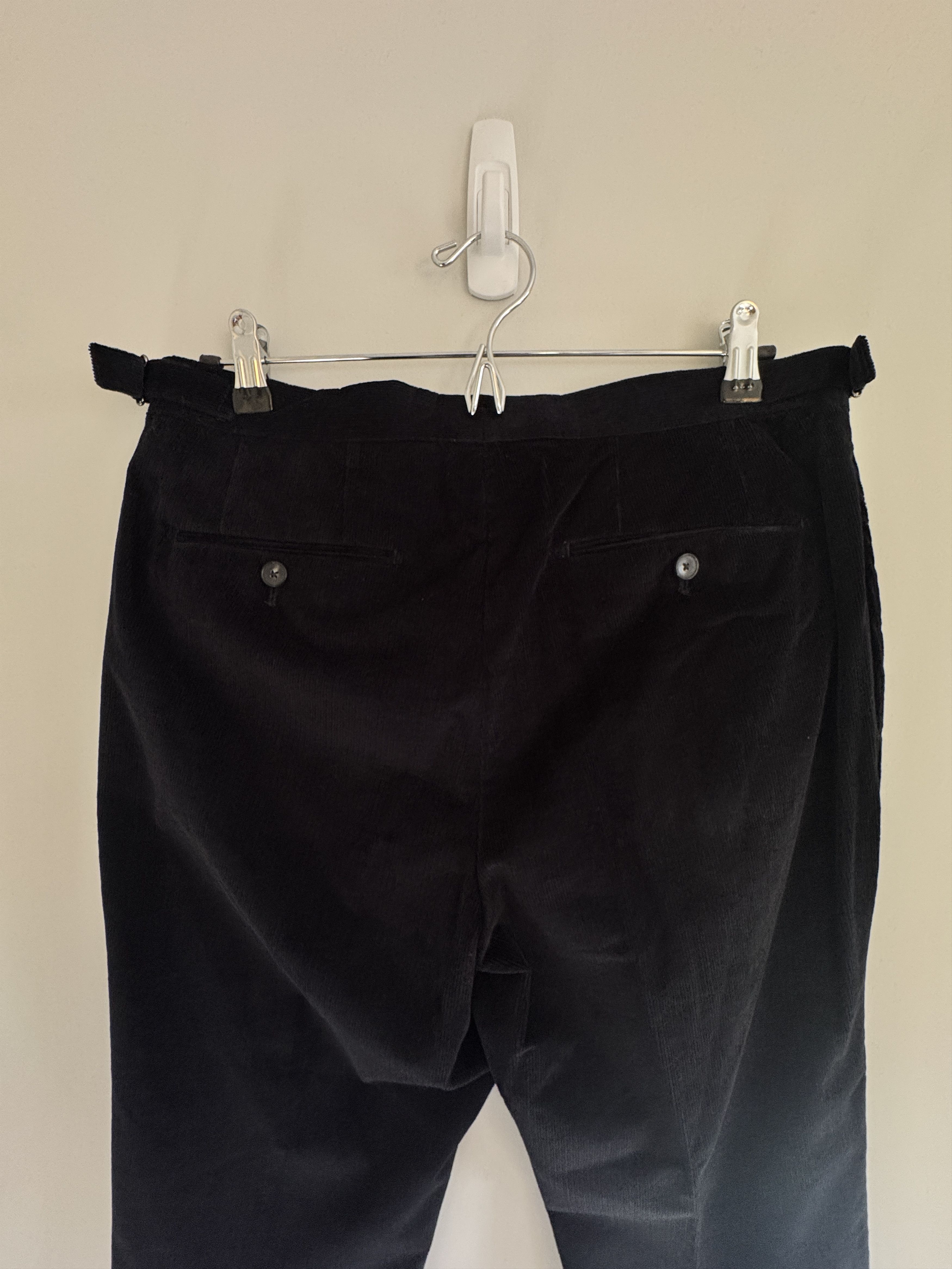Other Trunk Clothiers Wigmore Italian Needlecord Trousers Navy Size US 32 / EU 48 - 5 Thumbnail