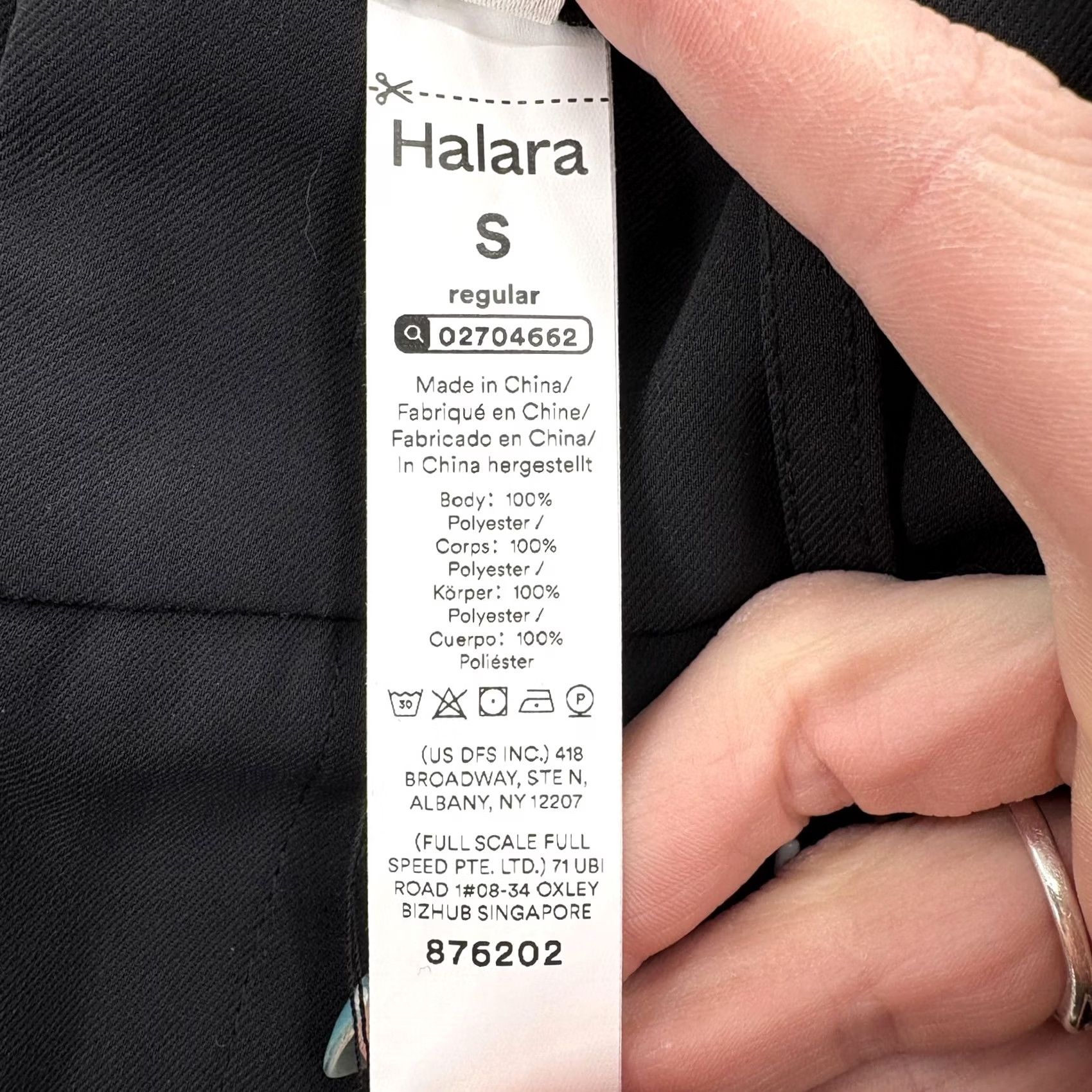 Vintage VINTAGE Halara Pants Womens Small Black Tapered Khakis Ankle Pockets Athleisure NWT Size 28" / US 6 / IT 42 - 7 Thumbnail