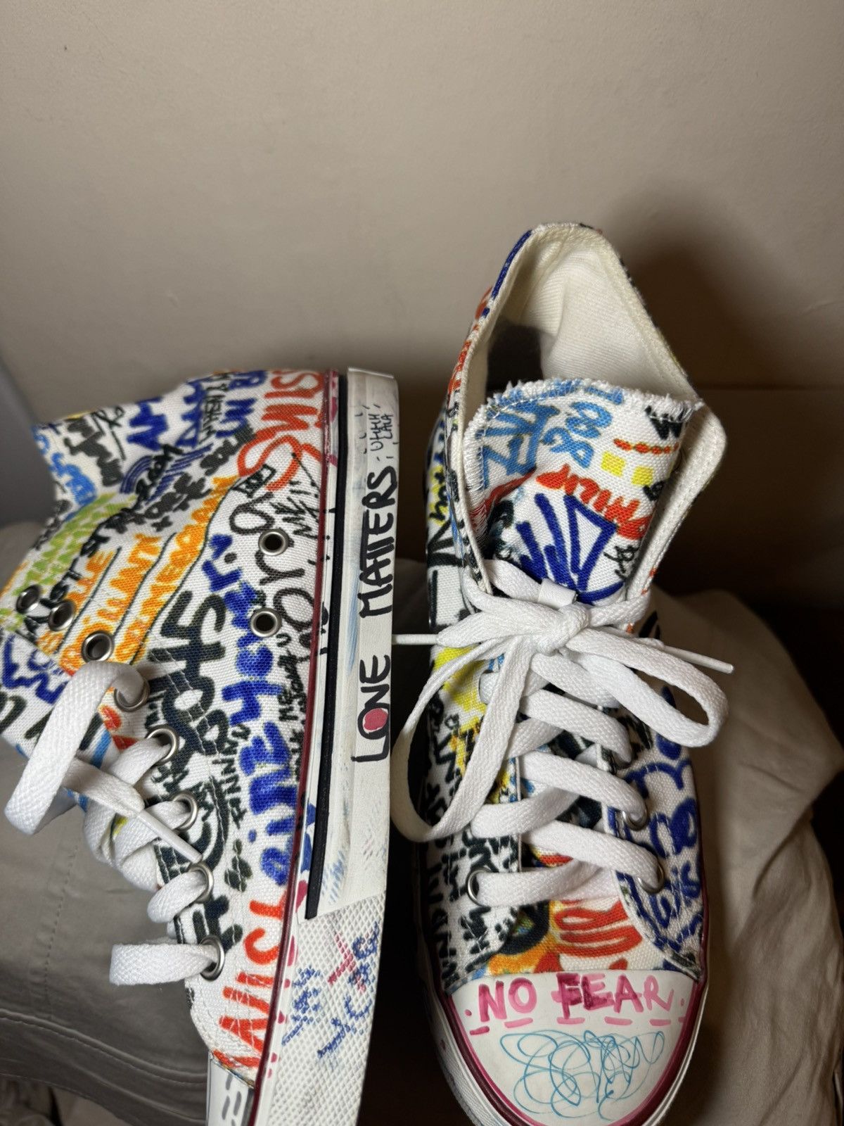 Vetements Vetements Georgia Graffiti Sneakers Size US 7 / EU 40 - 3 Thumbnail