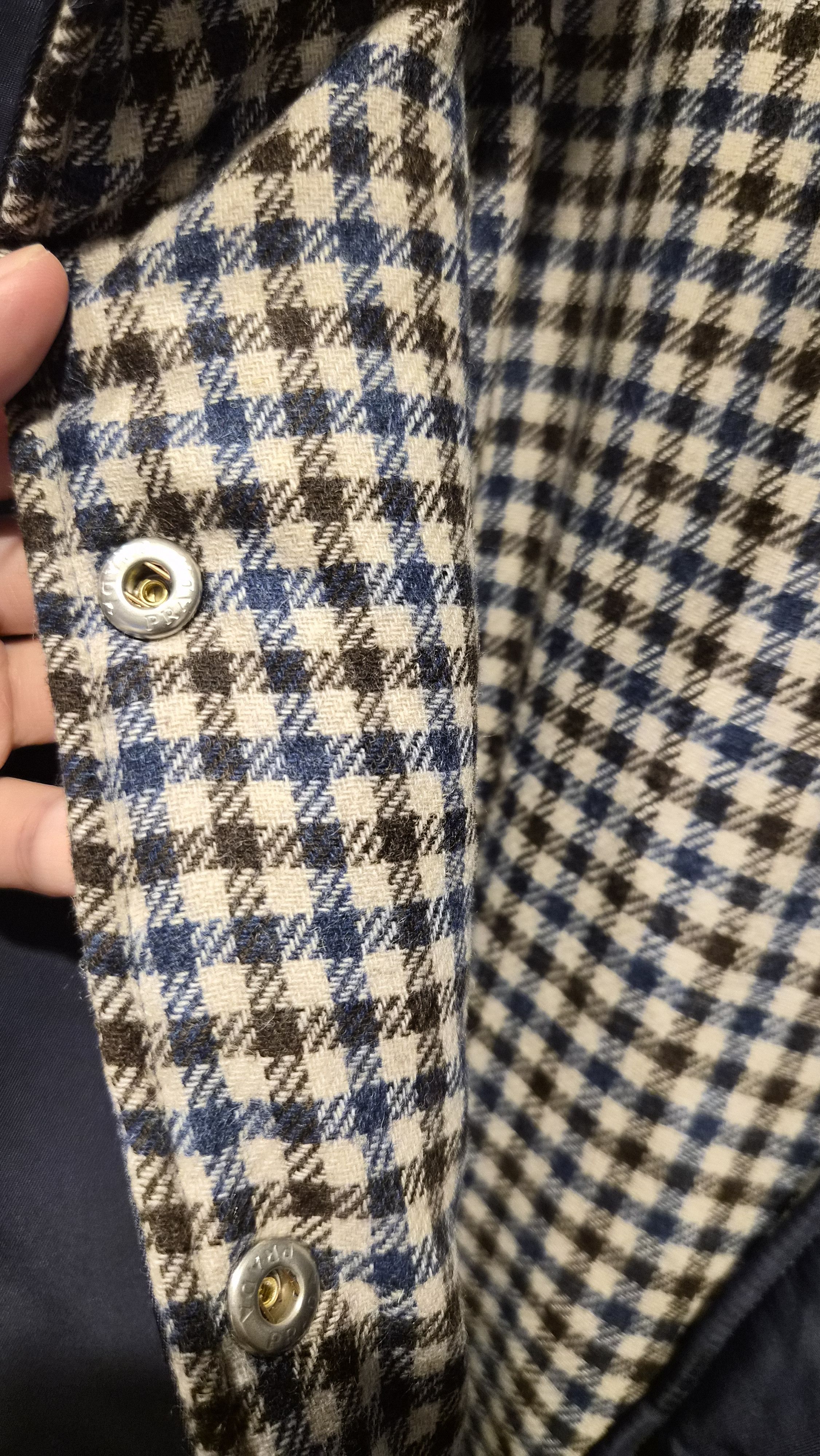 Prada Prada Re-Nylon Wool Checkered Lining Bomber Size XS / US 0-2 / IT 36-38 - 8 Thumbnail
