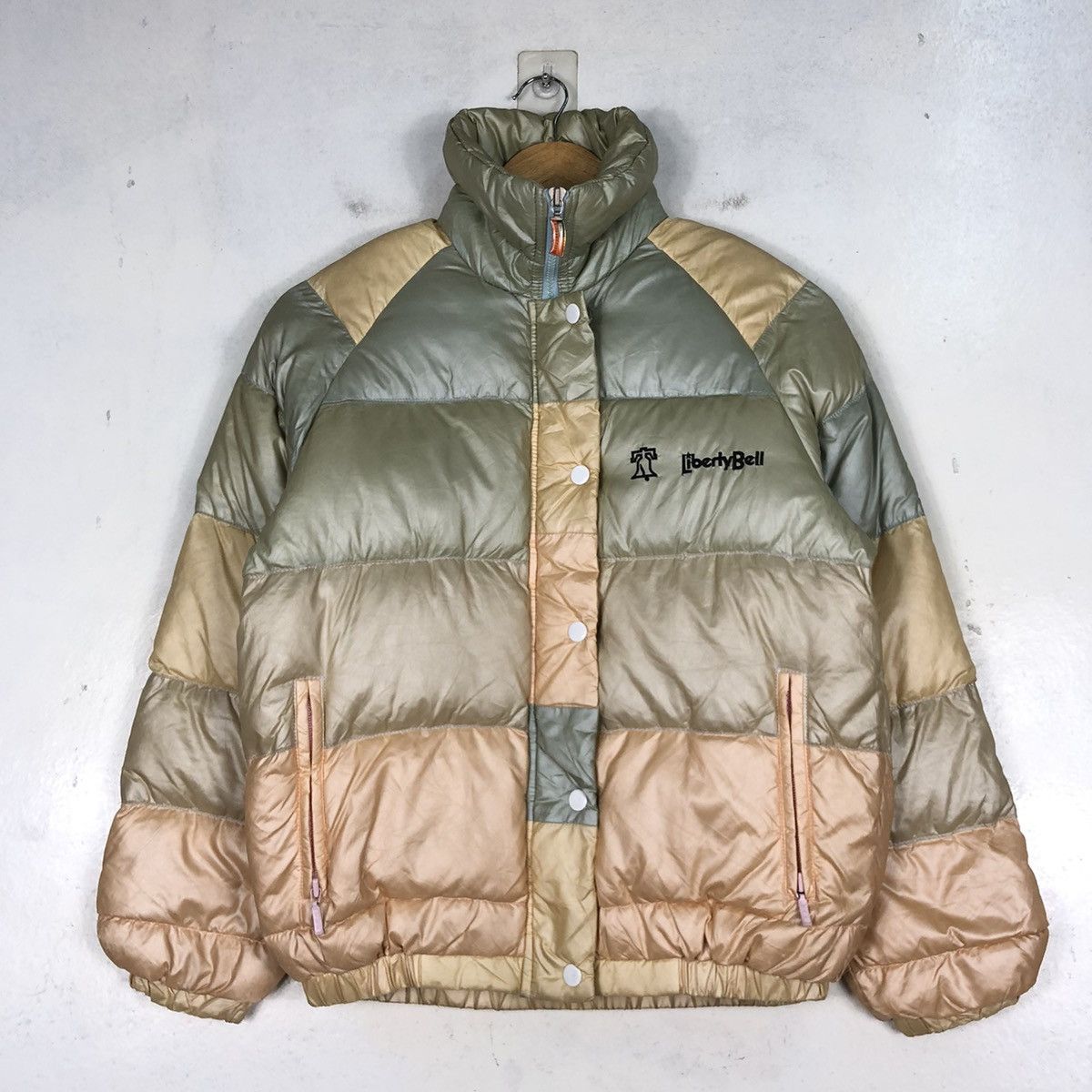 Japanese Brand × Liberty × Vintage 💛SEND OFFER💛VINTAGE LIBERTY BELL PUFFER DOWN JACKET Size M / US 6-8 / IT 42-44 - 1 Thumbnail