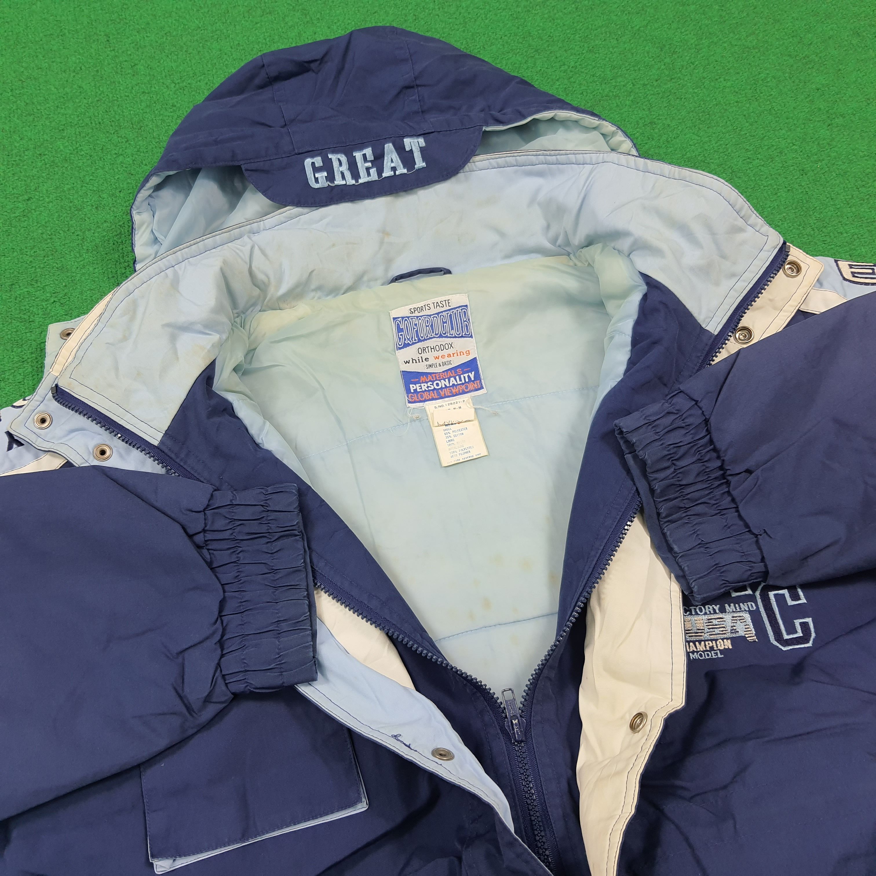 Vintage Vintage 90s GQford Club Team Sport Parka NYC Jacket C284N4 Size US L / EU 52-54 / 3 - 6 Thumbnail