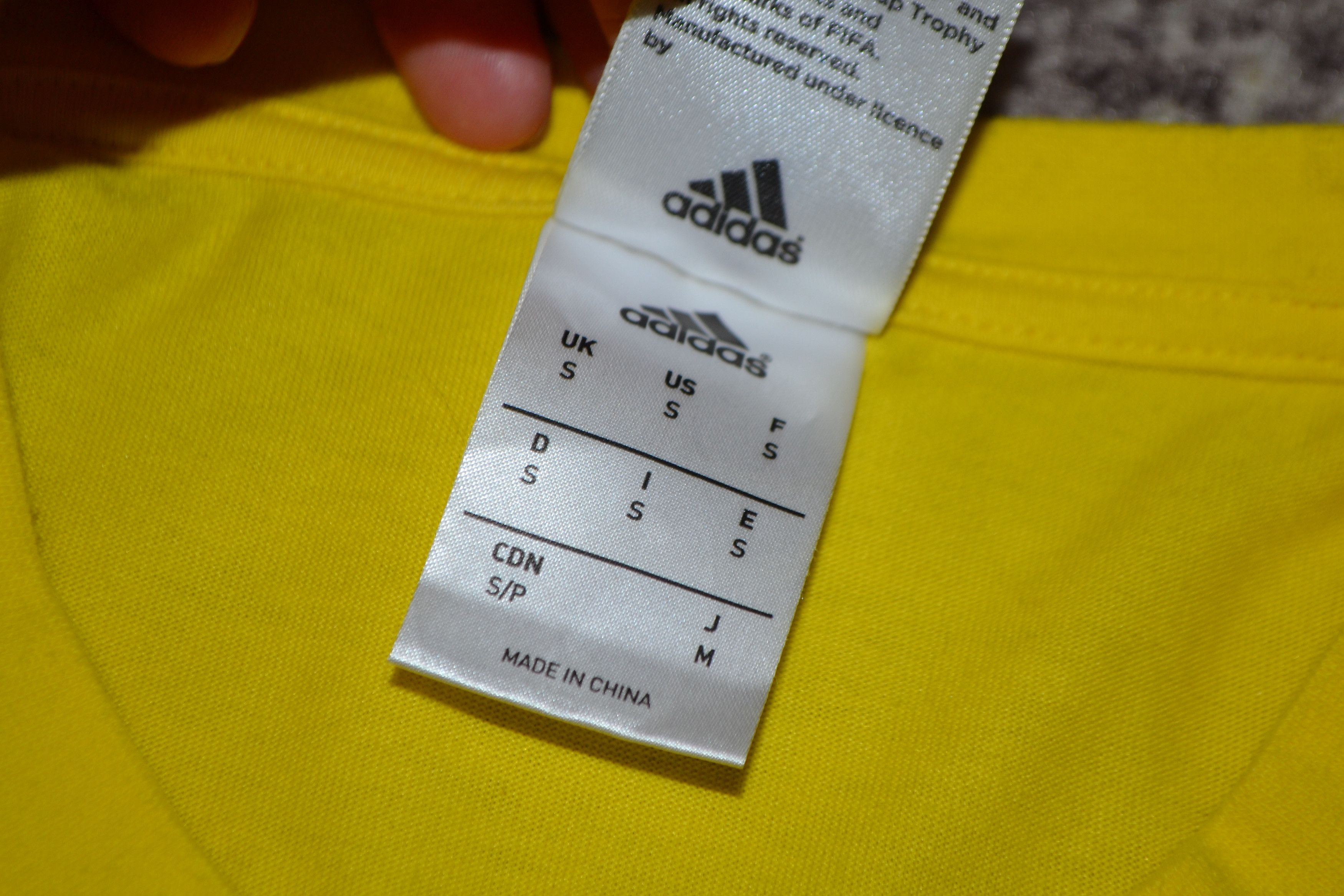 Adidas Brazil World Cup Fan 2014 Jersey Football Shirt Trikot Size US S / EU 44-46 / 1 - 4 Thumbnail