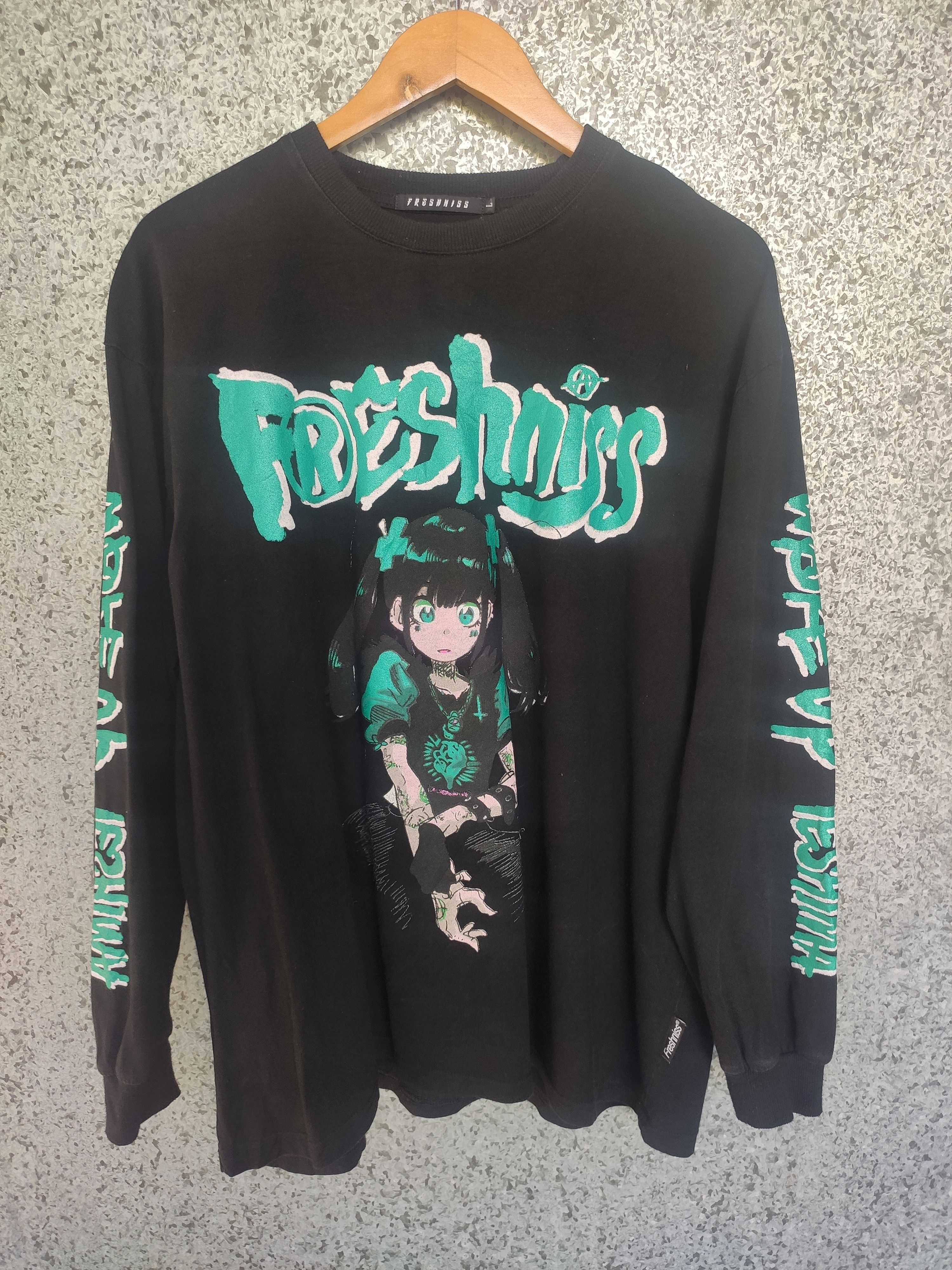 Japanese Brand Freshniss t shirt long sleeve Size US L / EU 52-54 / 3 - 1 Thumbnail