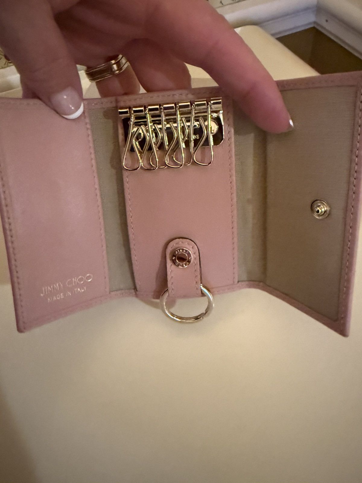 Jimmy Choo Jimmy Choo Star Studded Leather Key/Cardholder Size ONE SIZE - 2 Thumbnail
