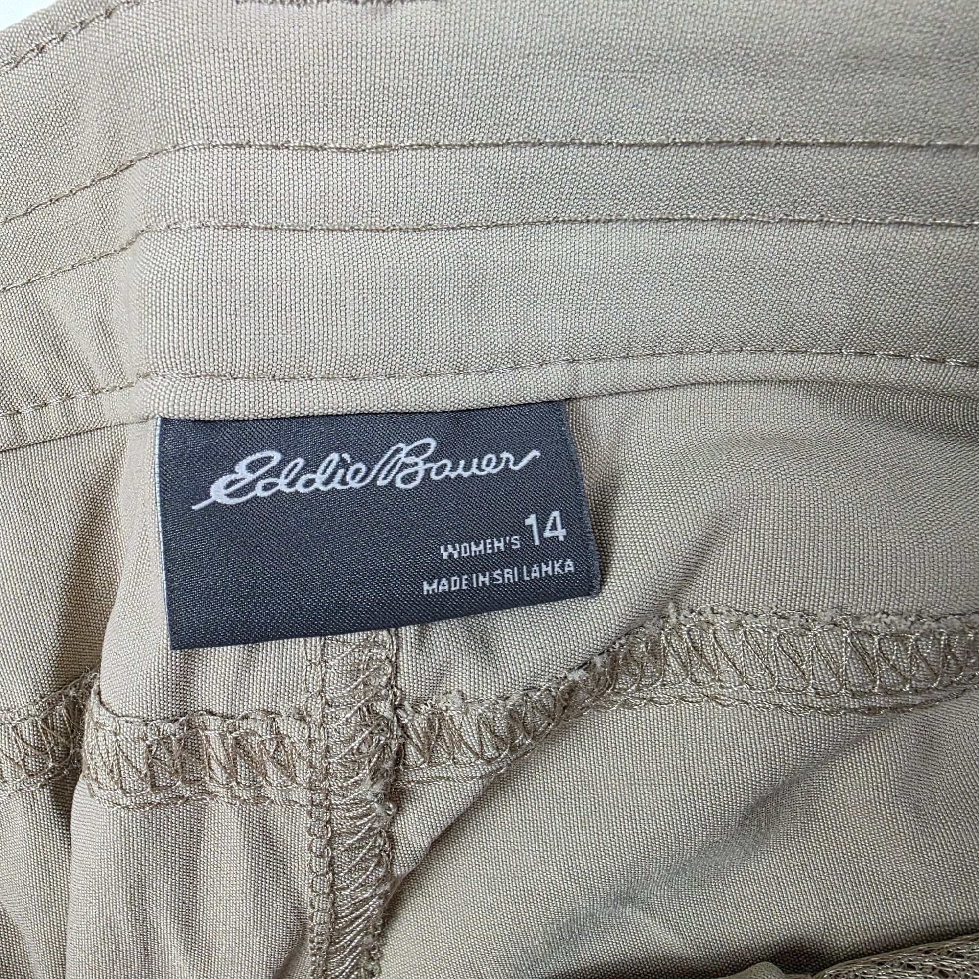 Eddie Bauer Eddie Bauer Womens Size 14 Beige Hiking Capri Pants Outdoors Size 36" / US 14 / IT 50 - 4 Thumbnail