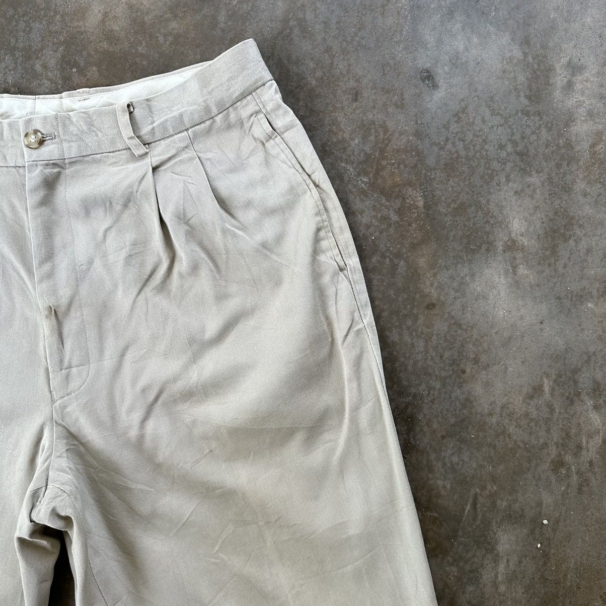 Japanese Brand × Vintage Vintage Rocky Rabbit Distressed Beige Casual Trousers Pant Size US 33 - 5 Thumbnail
