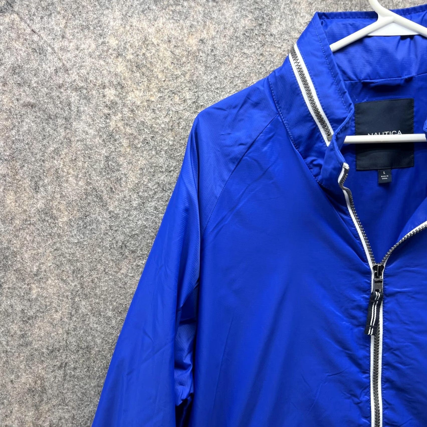Nautica Nautica Jacket Windbreaker Full Zip Blue Large Men Regular Size L Nylon Parka Vintage no Size US L / EU 52-54 / 3 - 3 Thumbnail