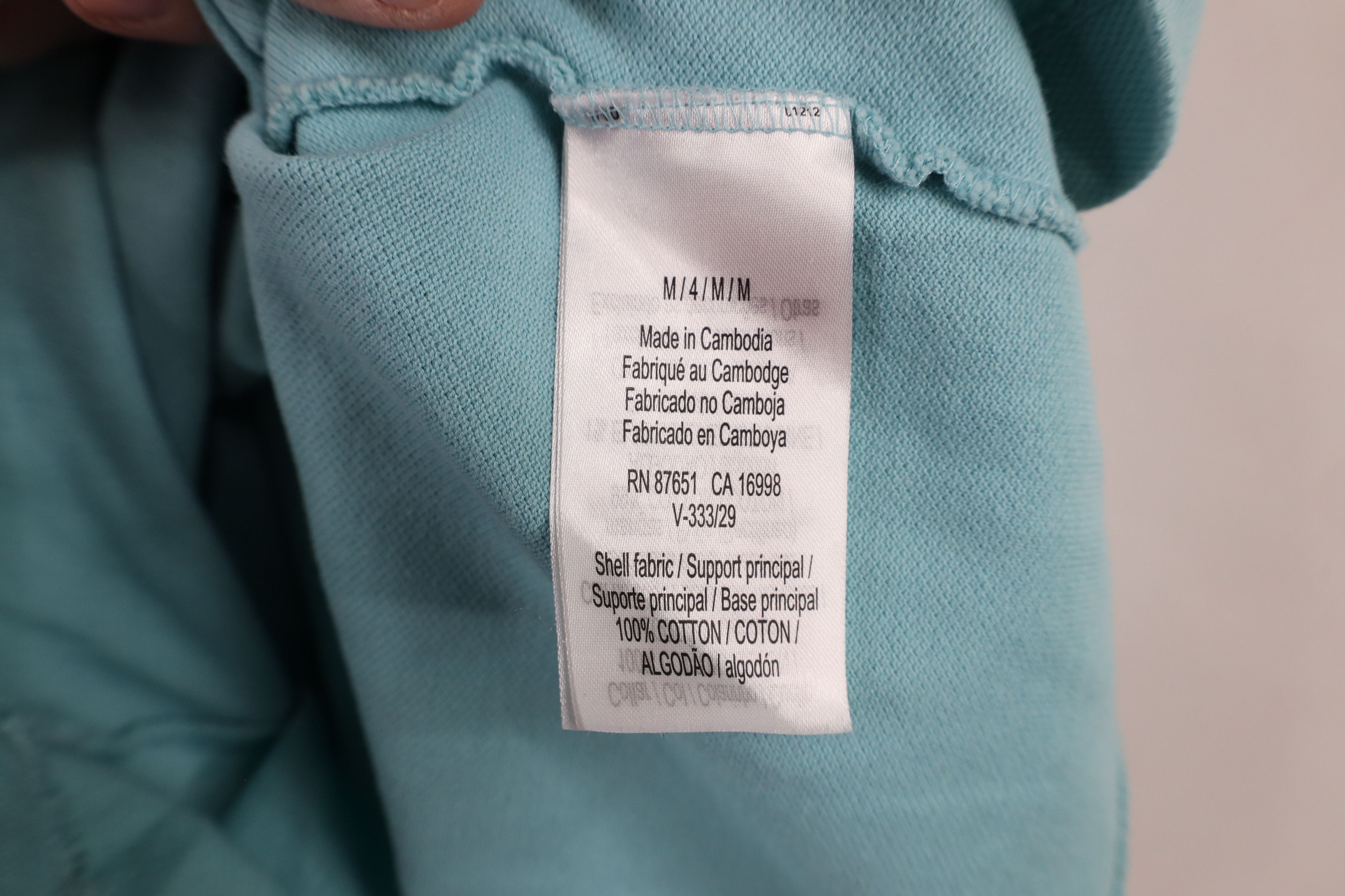 Lacoste × Vintage Lacoste Distressed Croc Logo Collared Golf Polo Shirt Blue Size US M / EU 48-50 / 2 - 8 Thumbnail