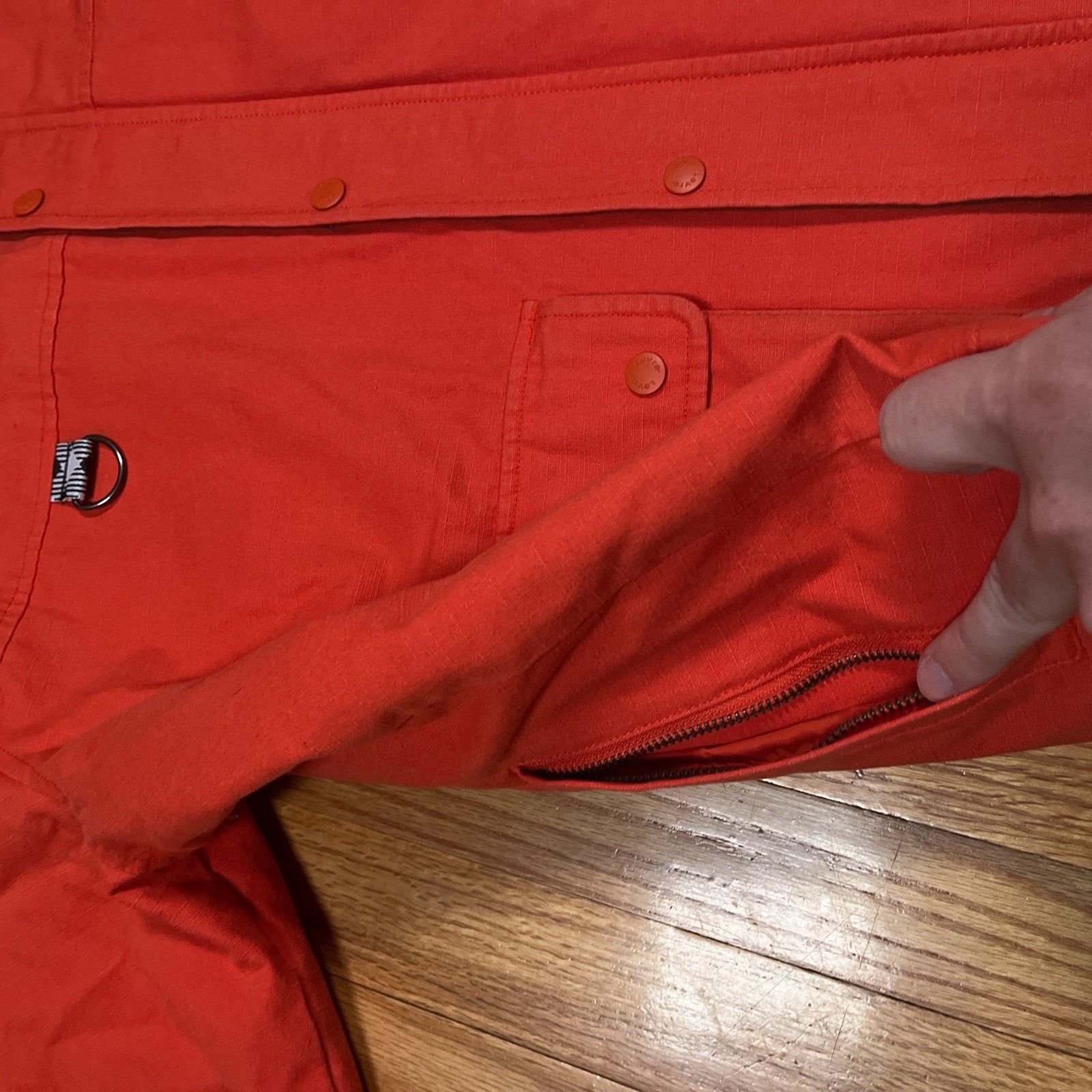 Levi's Levis Panhandle Men’s Trucker Jacket Zip Up Orange XL Size US XL / EU 56 / 4 - 11 Thumbnail