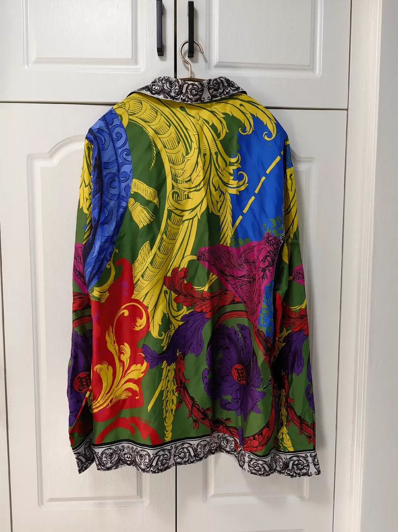 Versace Versace Genuine floral shirt Size US XL / EU 56 / 4 - 9 Thumbnail
