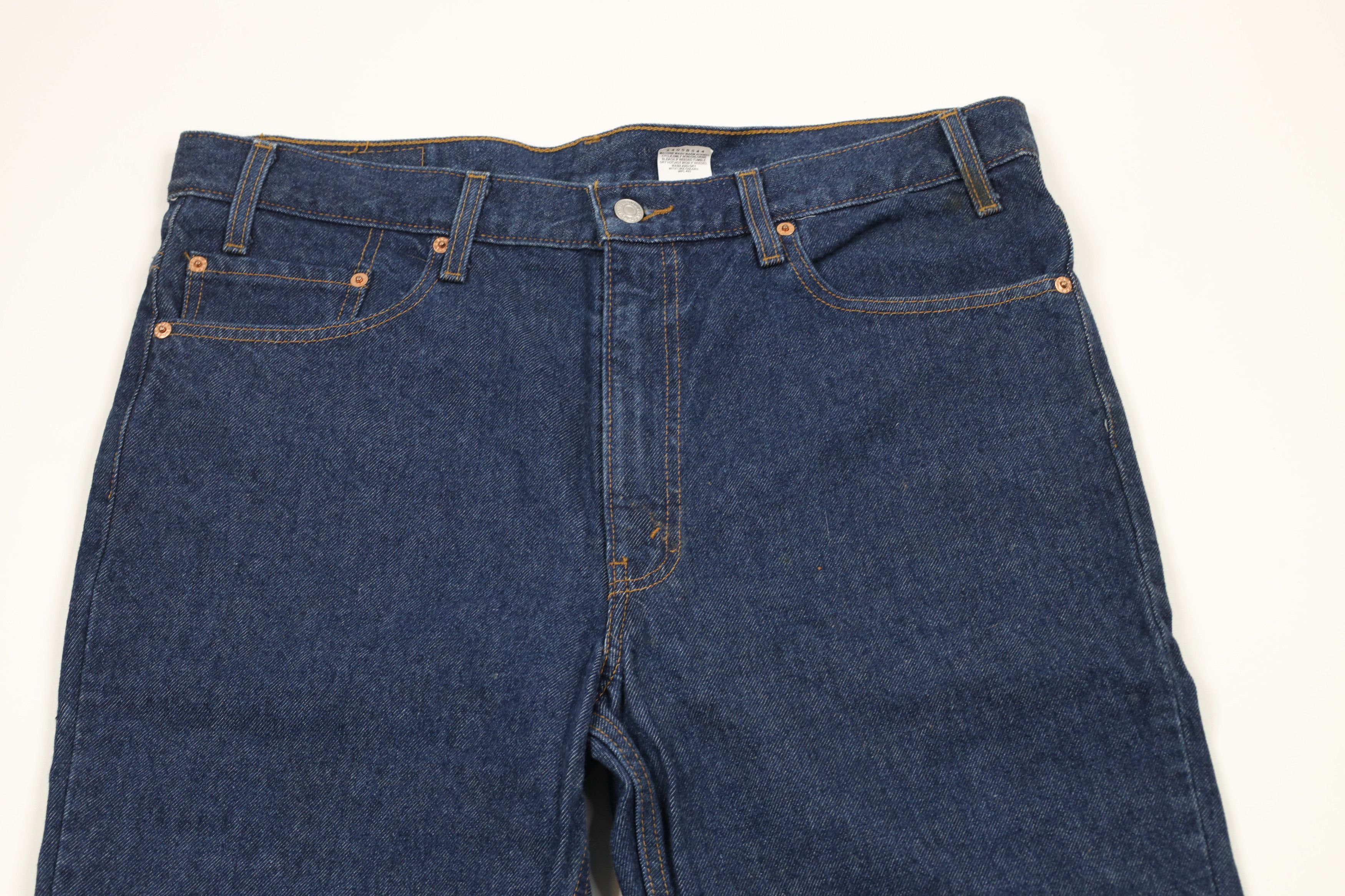 Levi's × Vintage Vintage 90s Levis 517 Western Bootcut Denim Jeans Blue Size US 38 / EU 54 - 2 Thumbnail