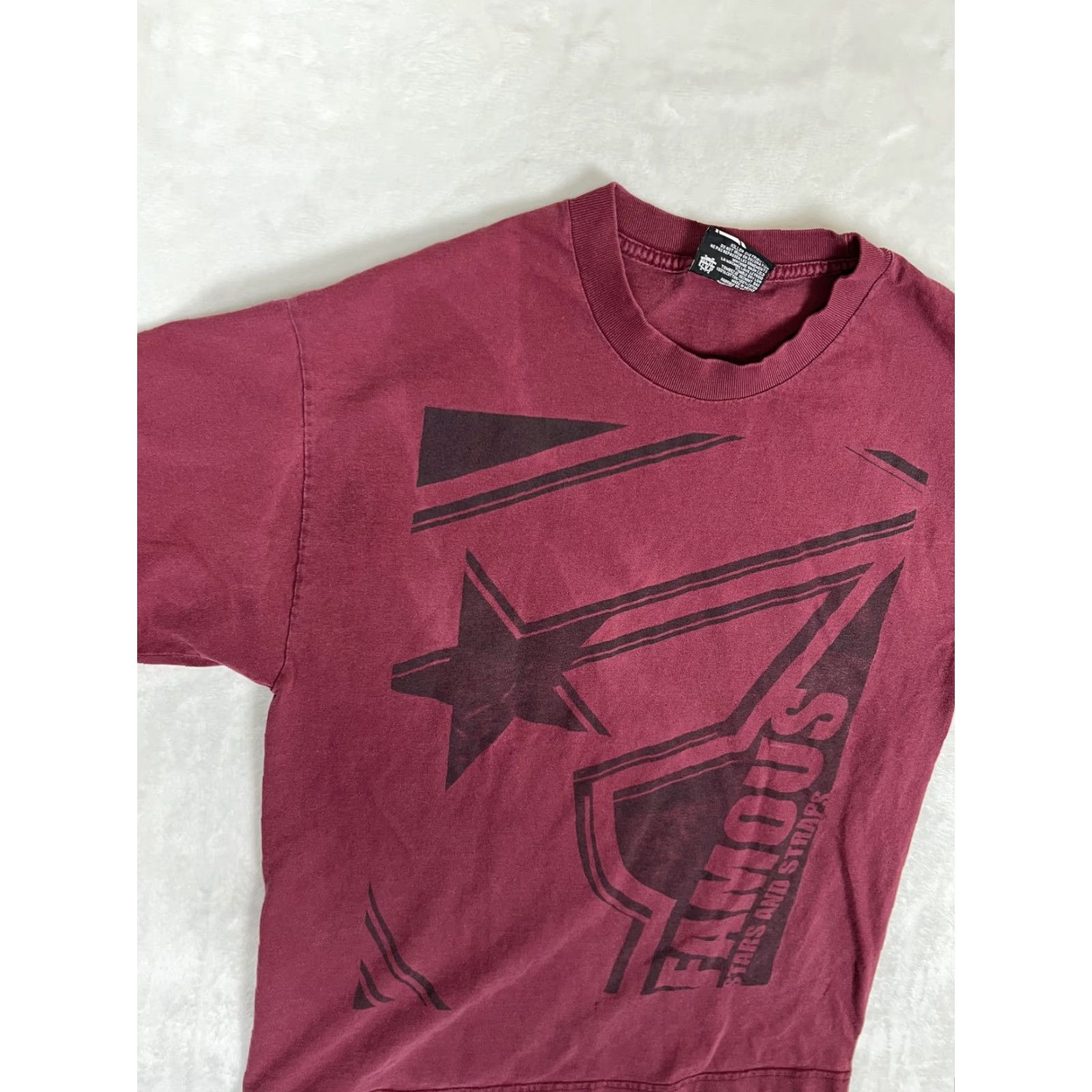 Logo 7 VINTAGE Famous Stars & Straps T-Shirt Mens L Red F Logo Streetwear Skate Shirt Mens Large Red Size US L / EU 52-54 / 3 - 3 Thumbnail