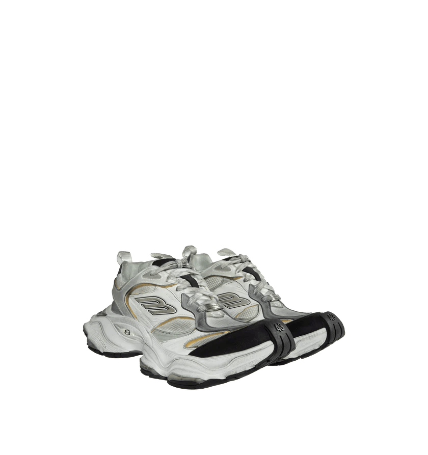 Balenciaga o1h1sh11224 Cargo Sneaker in White/Grey Size US 12 / EU 45 - 3 Thumbnail