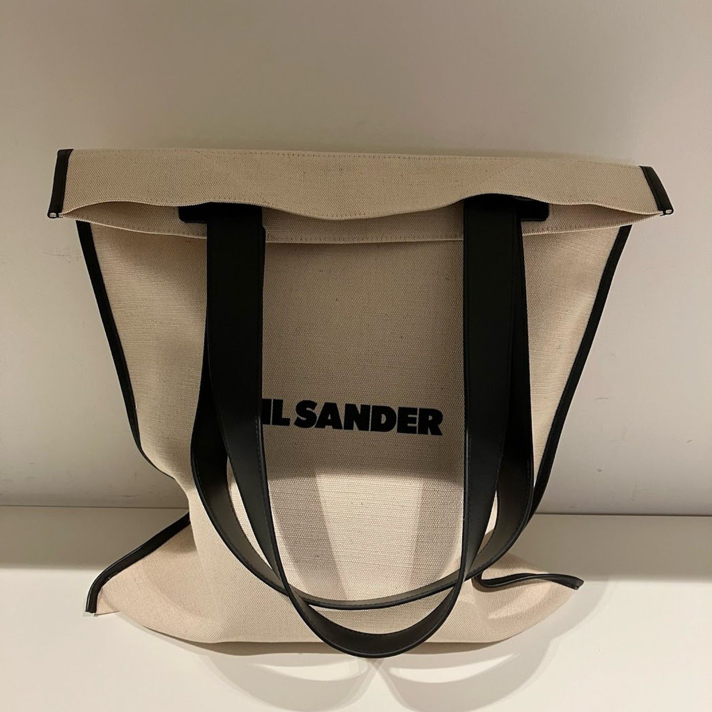Jil Sander o1loc1c1124 Size: OS/ Border Canvas in Natural Size ONE SIZE - 1 Thumbnail