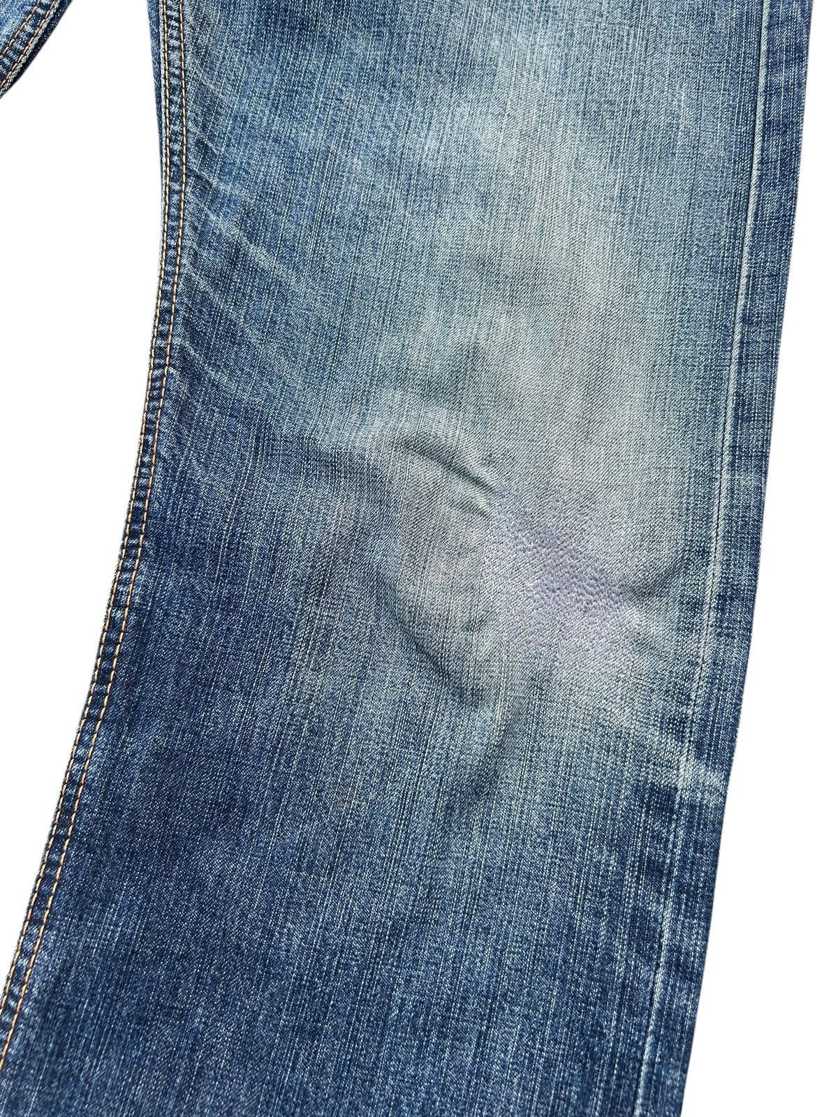 Kapital Vintage Edwin 505 Selvedge Buckle Back Distressed Denim Jean Size US 36 / EU 52 - 8 Thumbnail