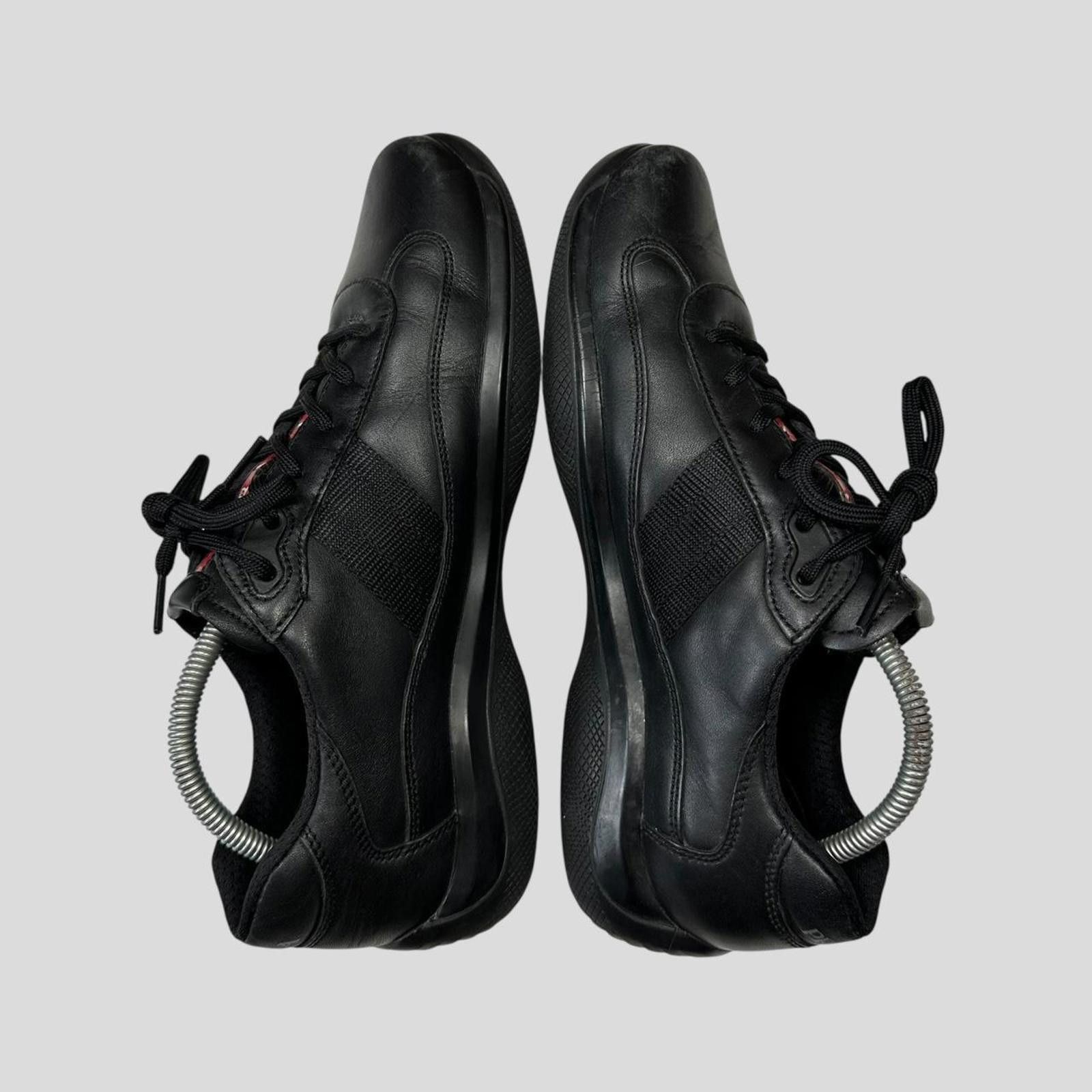 Prada Prada 2007 Cups Carbon Logo Triple Black - UK8 Size US 9 / EU 42 - 5 Thumbnail