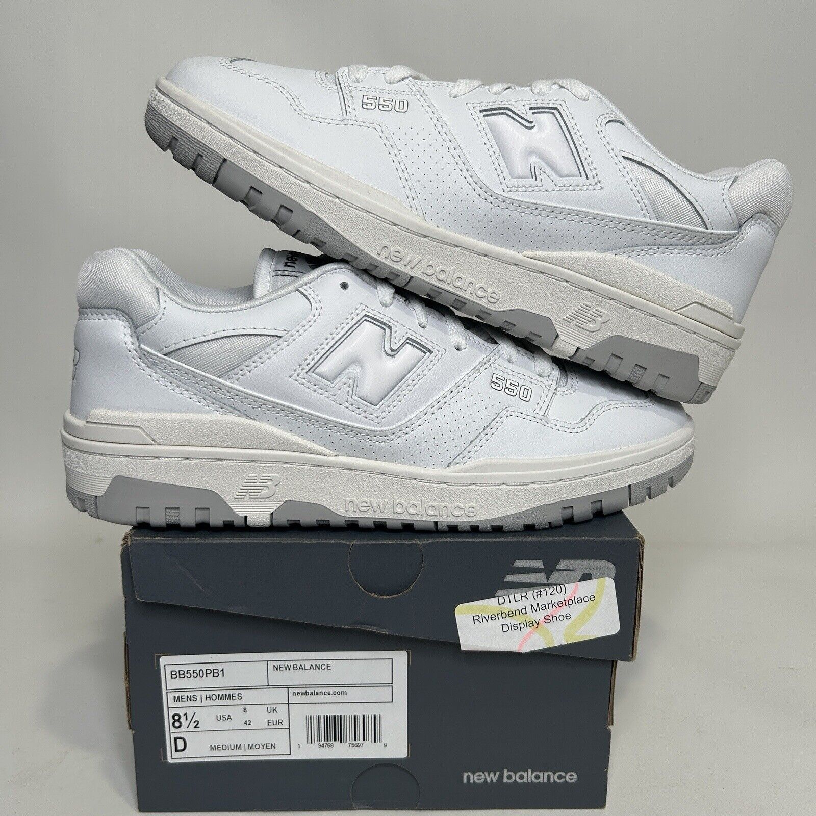 New Balance New Balance 550 “White Grey” 2024 Size US 8.5 / EU 41-42 - 1 Thumbnail
