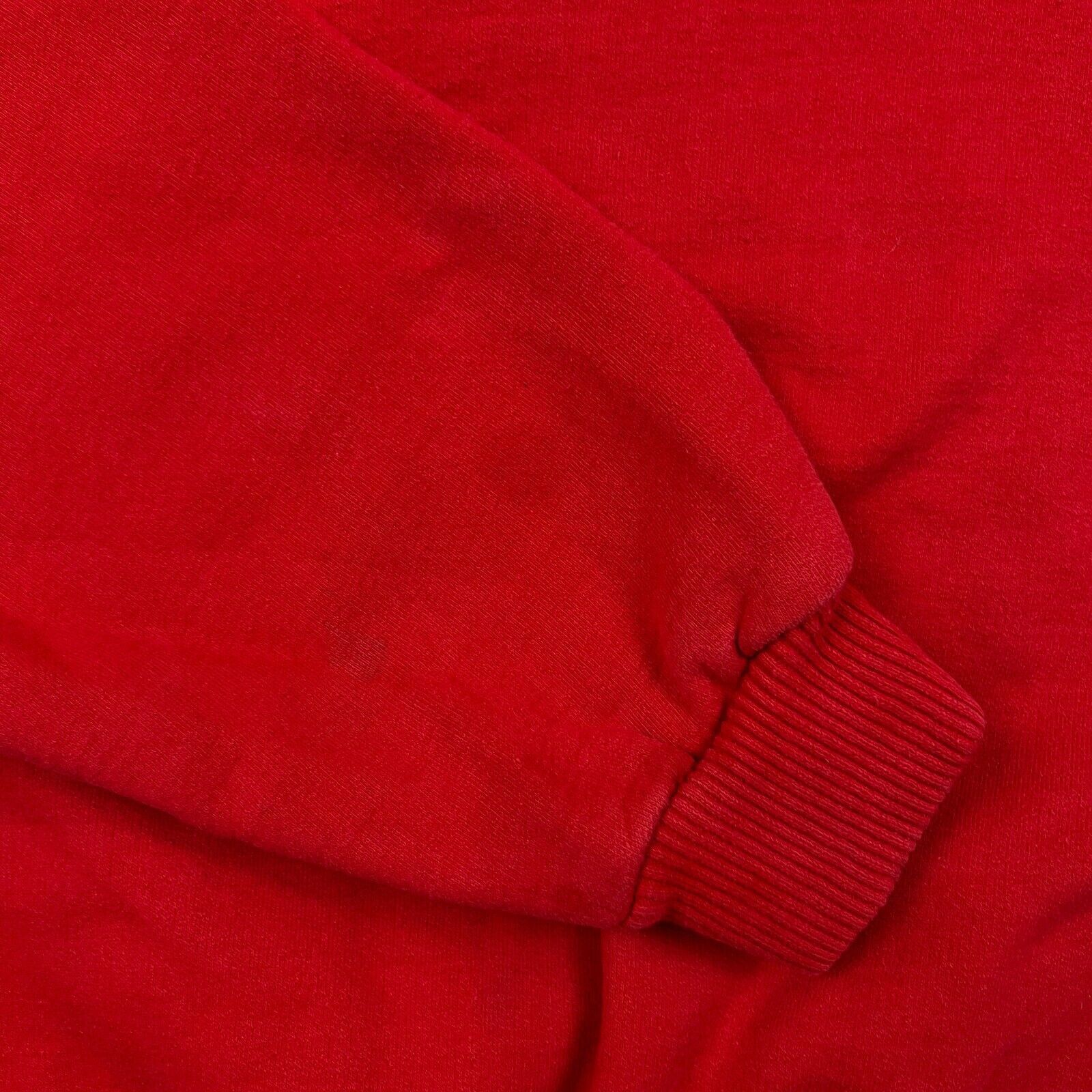 Vintage Vintage Blank Sweatshirt Medium Red Pullover Crewneck 90s Size US M / EU 48-50 / 2 - 3 Thumbnail