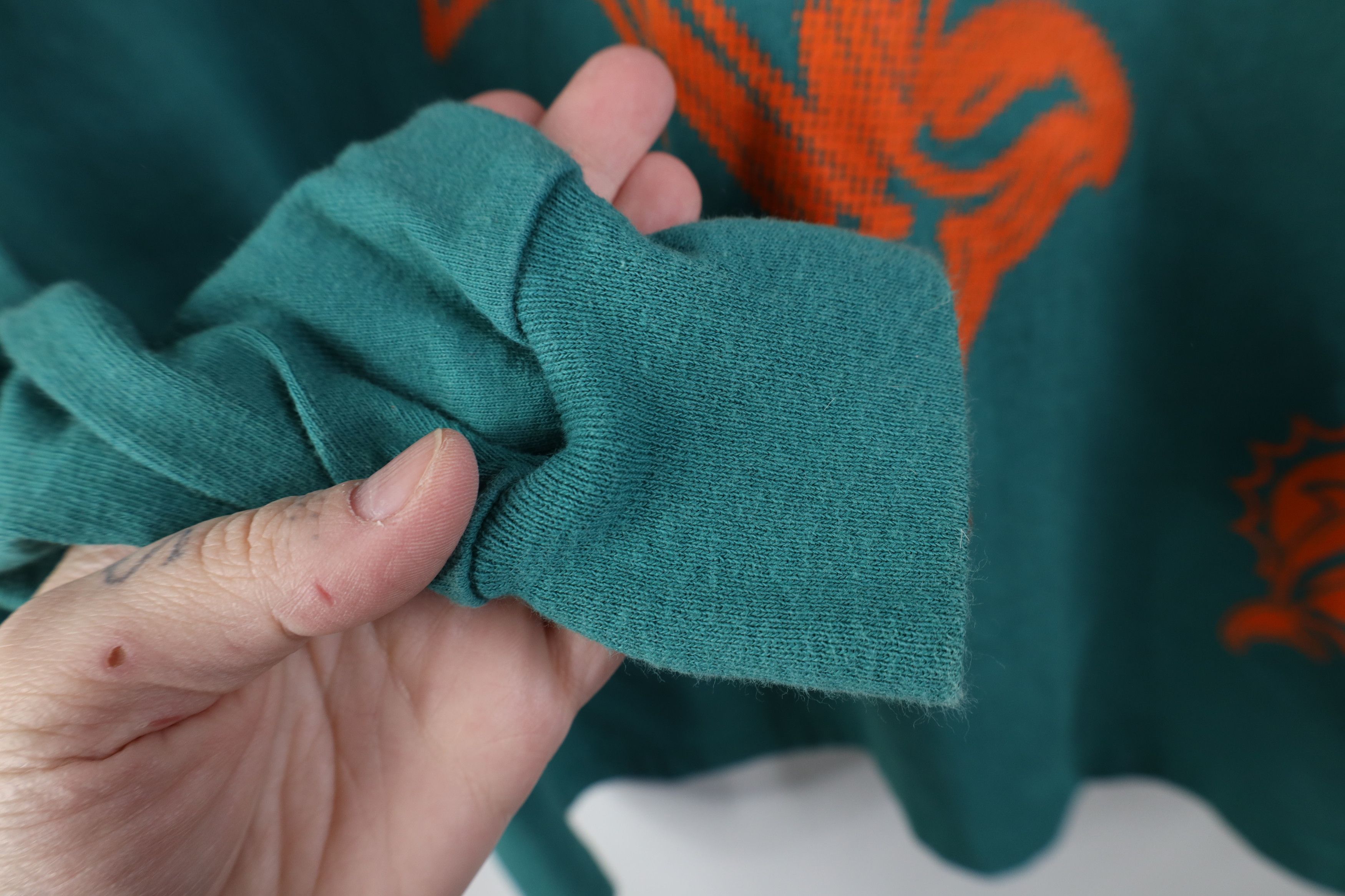Reebok Vintage Reebok Jumbo Miami Dolphins Long Sleeve T-Shirt Size US L / EU 52-54 / 3 - 8 Thumbnail