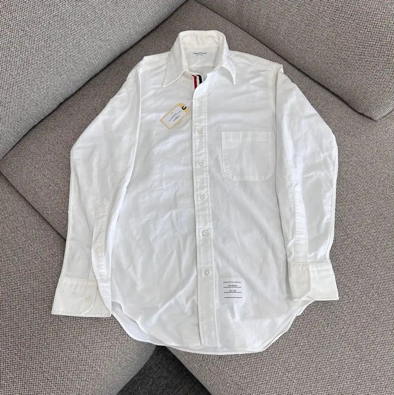 Thom Browne Thom Browne White Cotton Women's Shirt 0089 Size S / US 4 / IT 40 - 1 Thumbnail