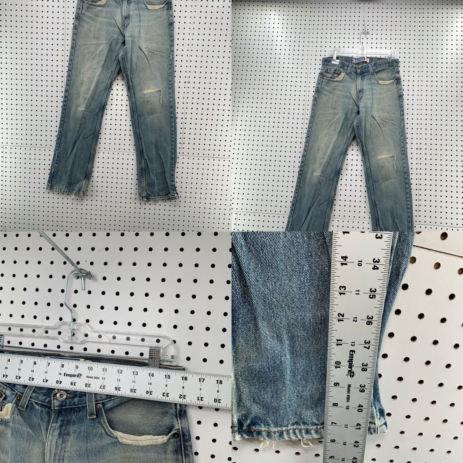 Levi's Levi's Jeans Main Selling Point: 281 Straight Fit Mens - Size 32x31 - Medium Wash Distressed - Denim Shirt? Size US 32 / EU 48 - 8 Thumbnail