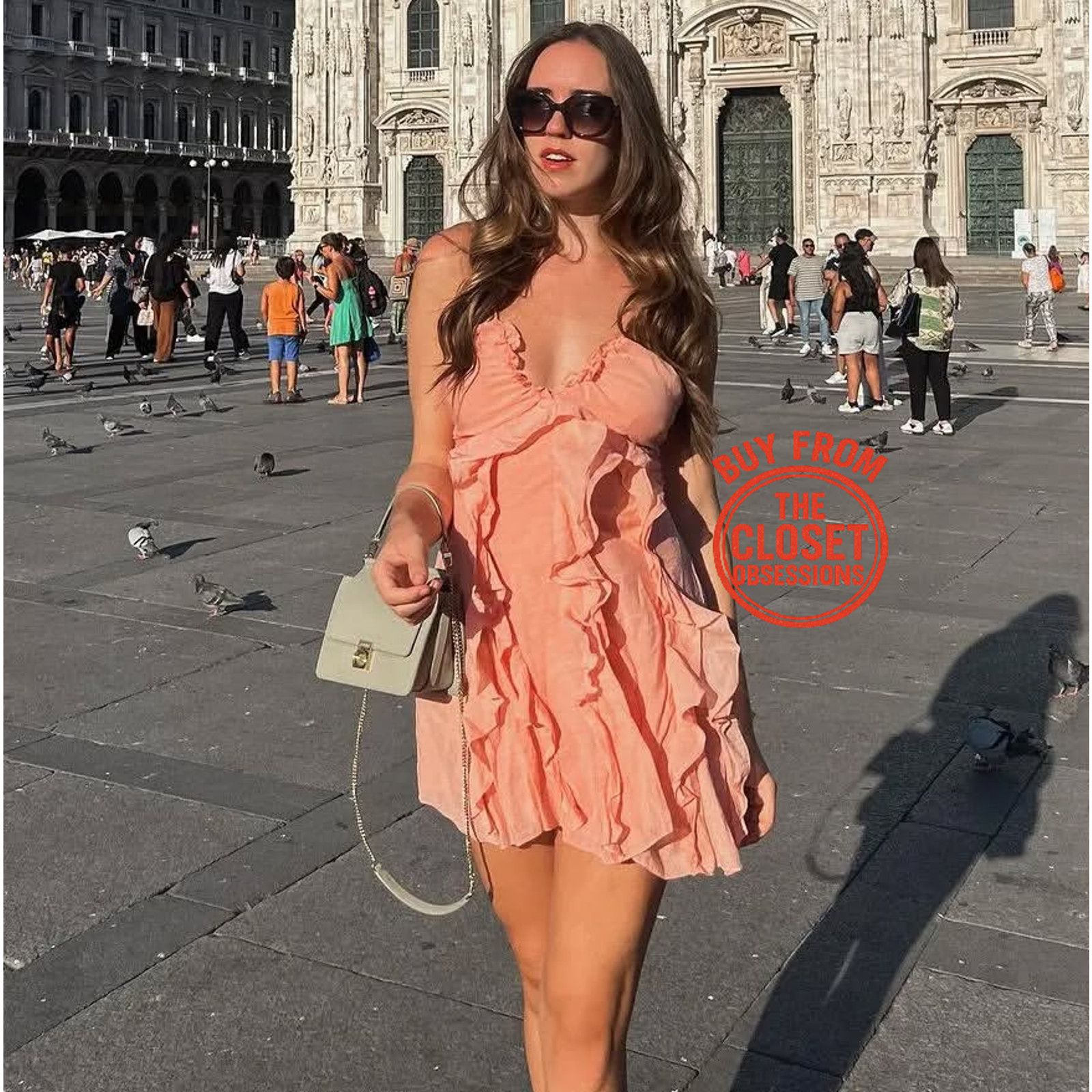 Mango MANGO Ruffle Mini Dress NWT Size L / US 10 / IT 46 - 9 Thumbnail