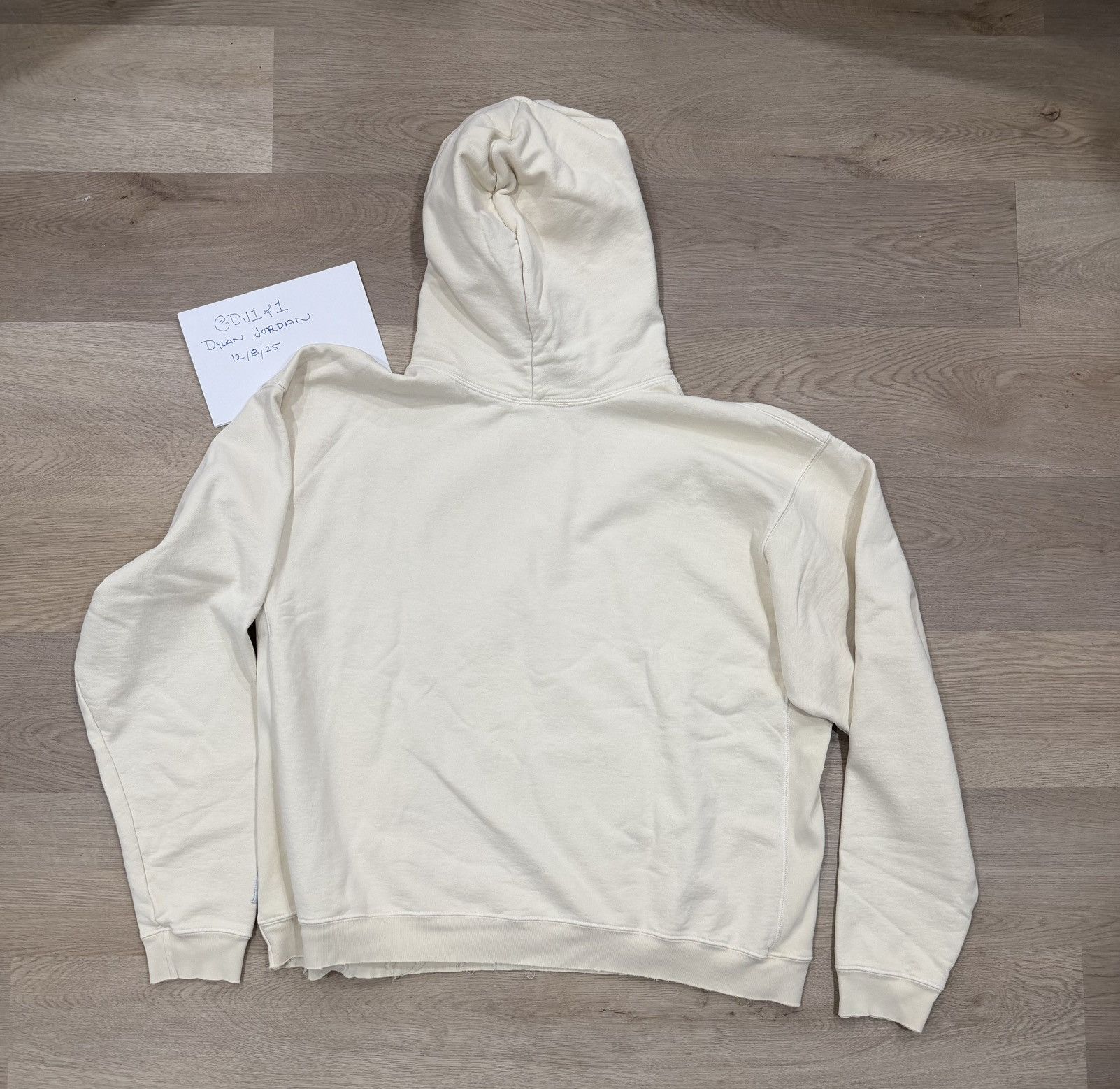 Gallery Dept. Gallery Dept. "Boxing Merch" Cream Hoodie XL Size US XL / EU 56 / 4 - 2 Thumbnail