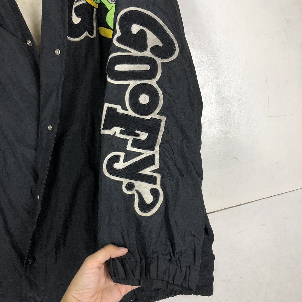 Cartoon Network 📌VINTAGE WALT DISNEY COMPANY GOOFY BIG LOGO JACKET Size US L / EU 52-54 / 3 - 16 Thumbnail