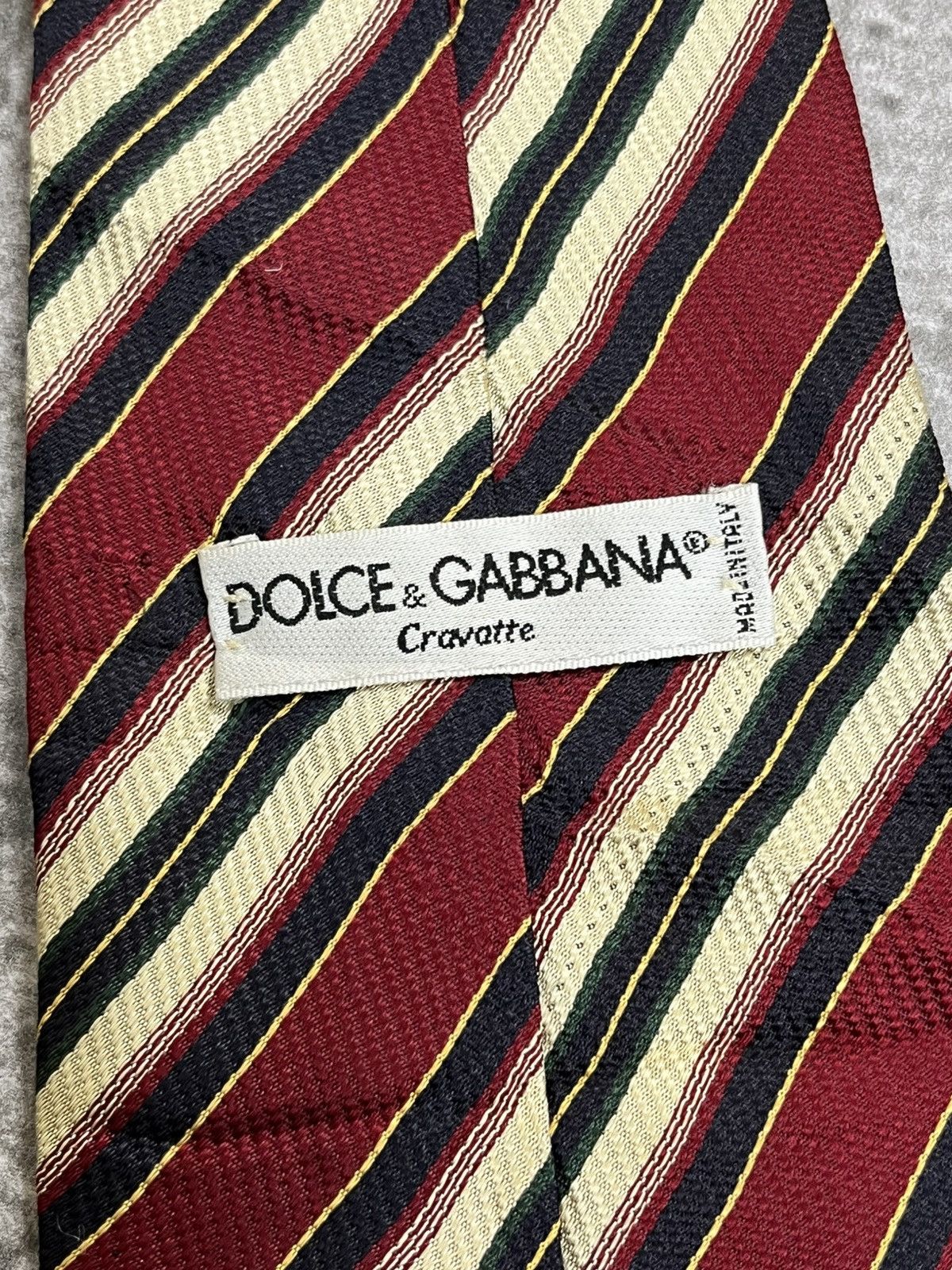 Dolce & Gabbana Vintage Dolce Gabbana Silk Tie Size ONE SIZE - 4 Thumbnail