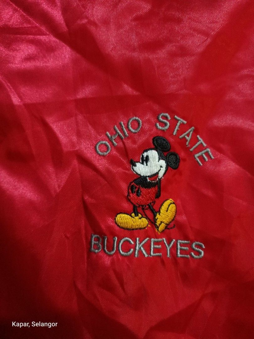 Disney × Mickey Mouse Vintage Mickey mouse x ohio state buckeyes bomber jacket Size US L / EU 52-54 / 3 - 2 Thumbnail