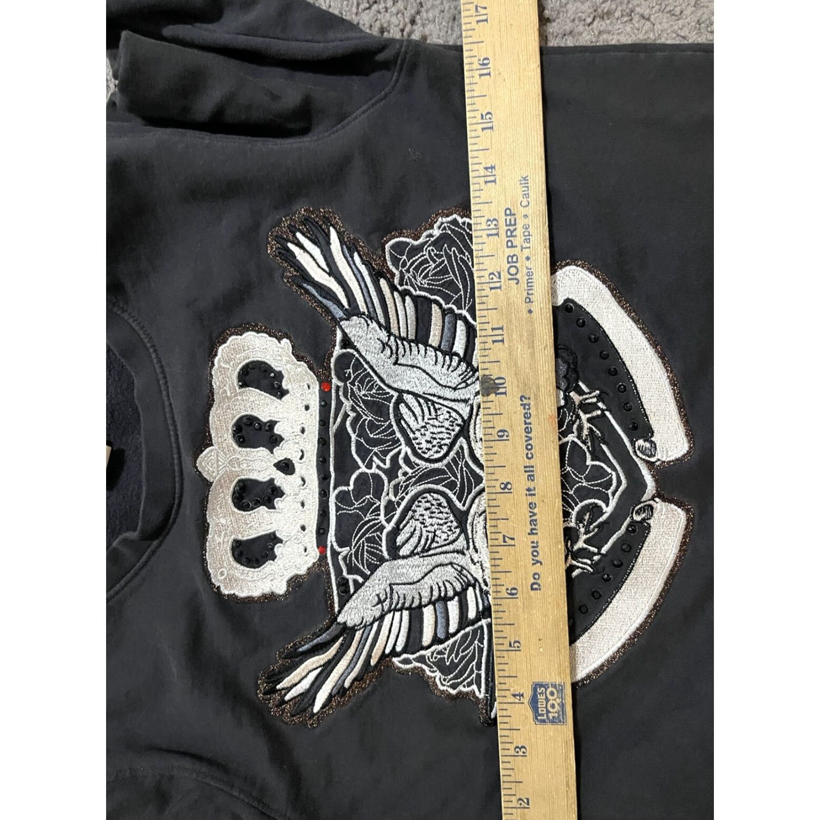 H&M H&M Sweatshirt Women Black Long Sleeve Nirvana Graphic Crown Birds Pullover Crew Neck Size 2 Band Womens Size XS / US 0-2 / IT 36-38 - 4 Thumbnail