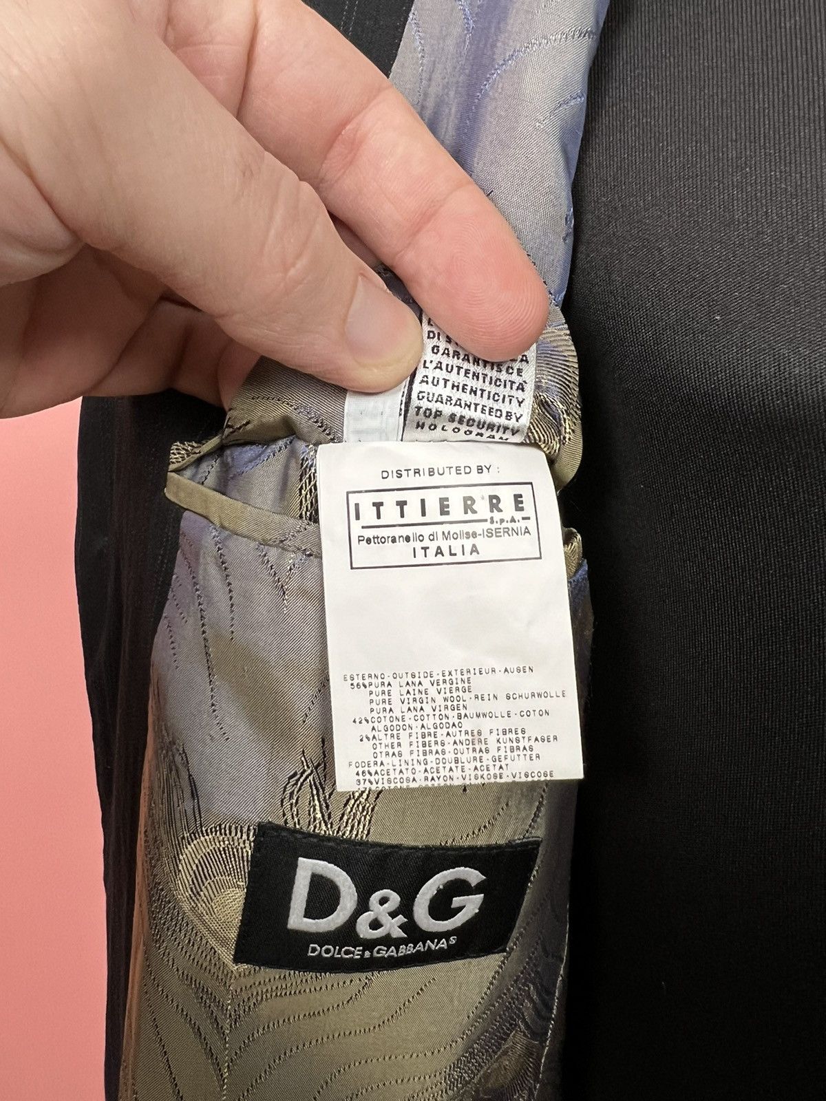 Dolce & Gabbana Dolce & gabbana blazer luxury striped 3 button Size 52R - 8 Thumbnail