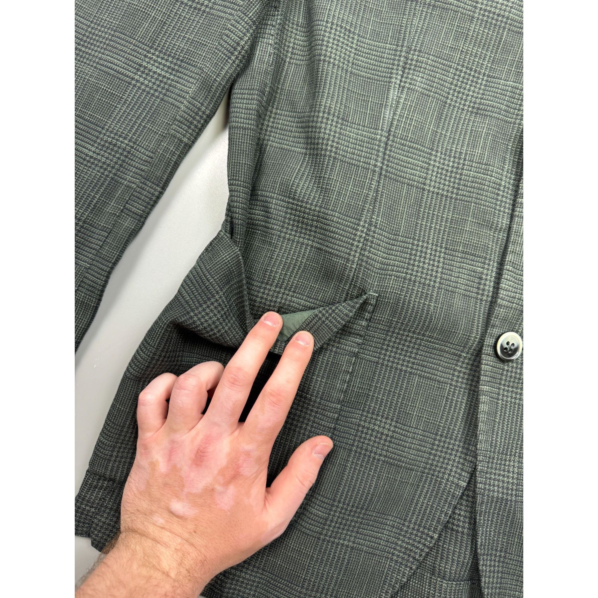 Boggi Boggi Milano Lightweight Summer Silk Blazer Jacket (Y1281) Size 40R - 4 Thumbnail