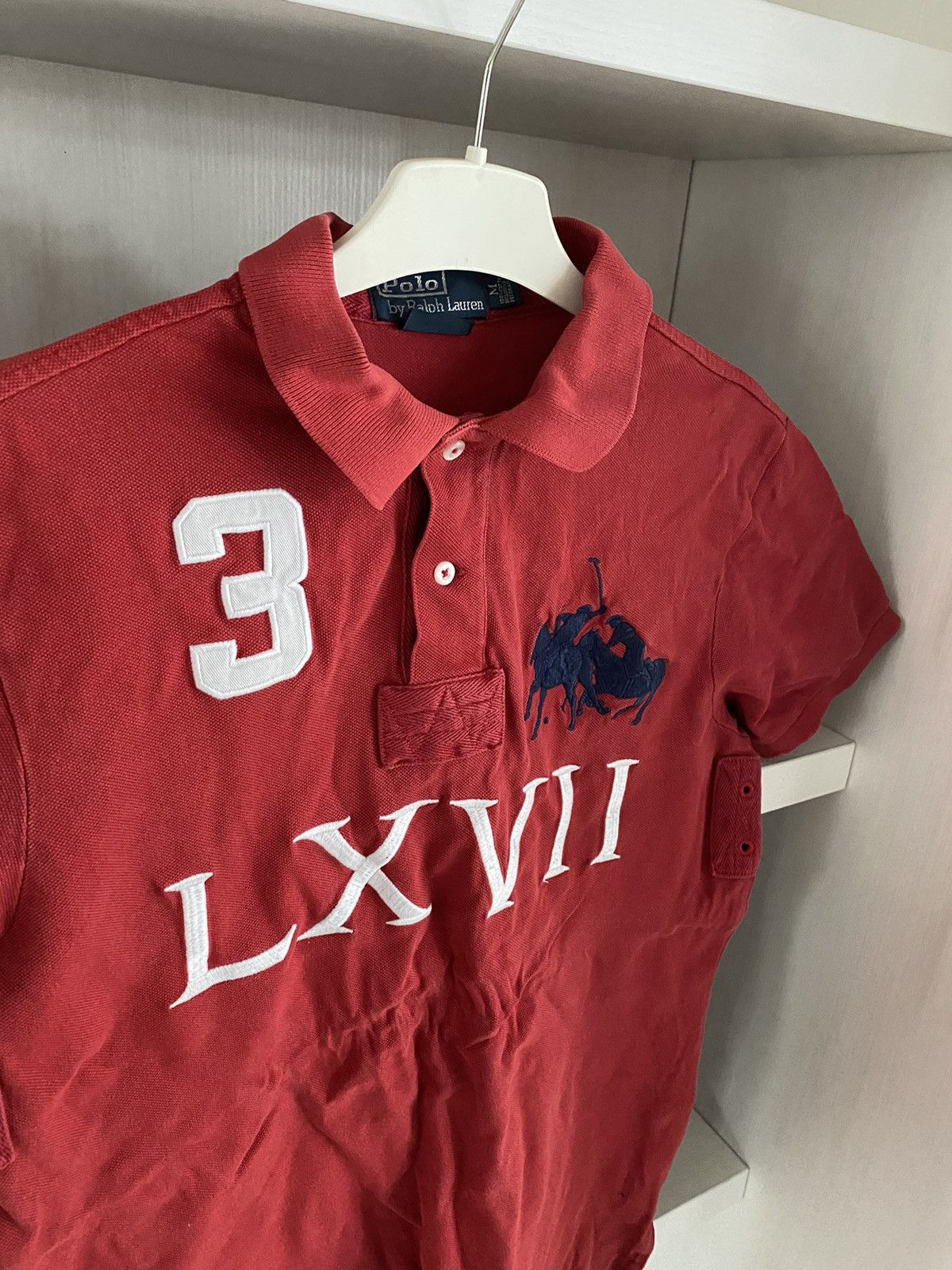 Polo Ralph Lauren Vintage Crazy Polo Ralph Lauren LXII#3 Big Logo Polo T-Shirt Size US M / EU 48-50 / 2 - 4 Thumbnail