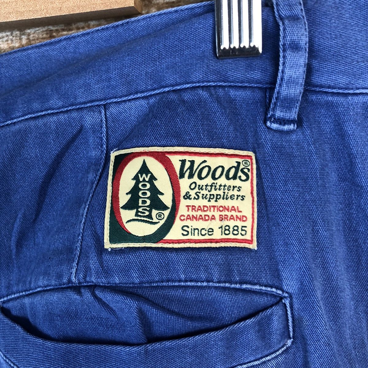 Other DL Woods Blue Cargo Multipocket Pants #C619 Size US 31 - 13 Thumbnail