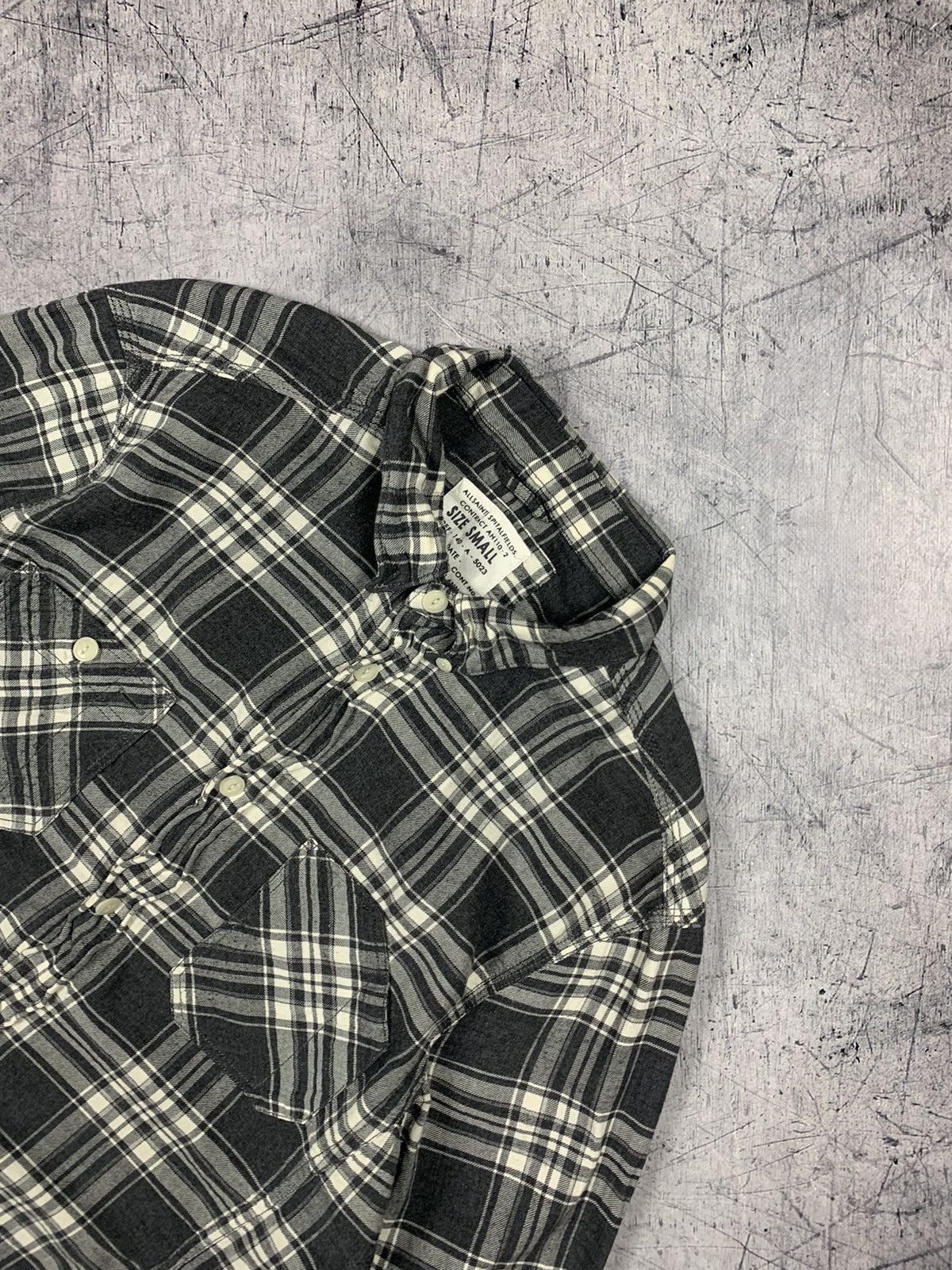 Allsaints Allsaints Edgemont L SVL Shirt Plaid Long Sleeve Mens Size S Size US S / EU 44-46 / 1 - 2 Thumbnail