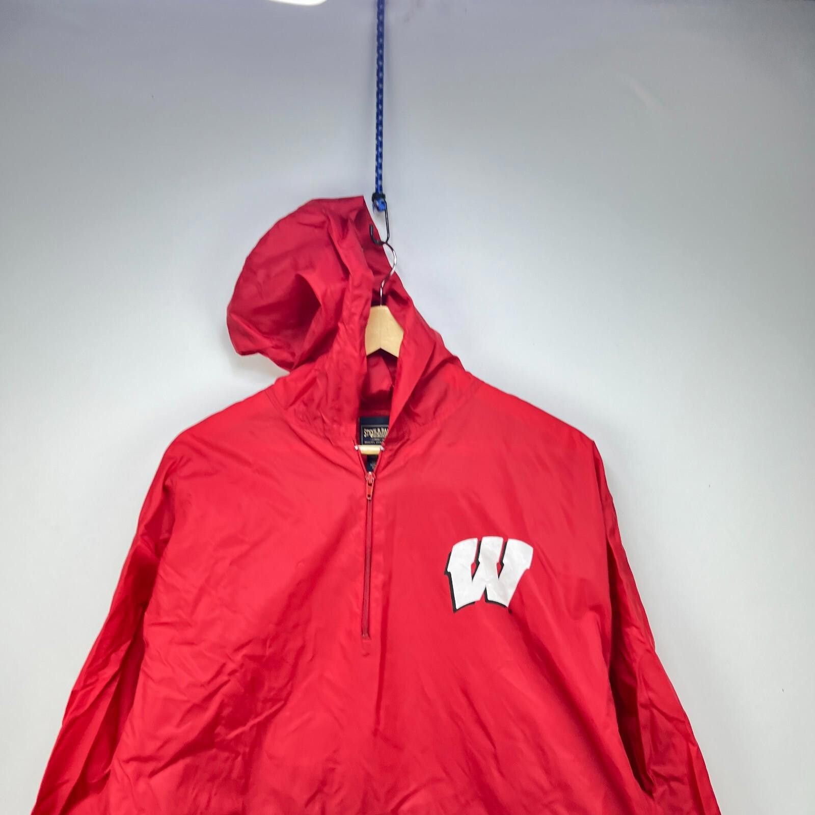 Other Vintage 90s Wisconsin Badgers Windbreaker Jacket Large Size ONE SIZE - 2 Thumbnail