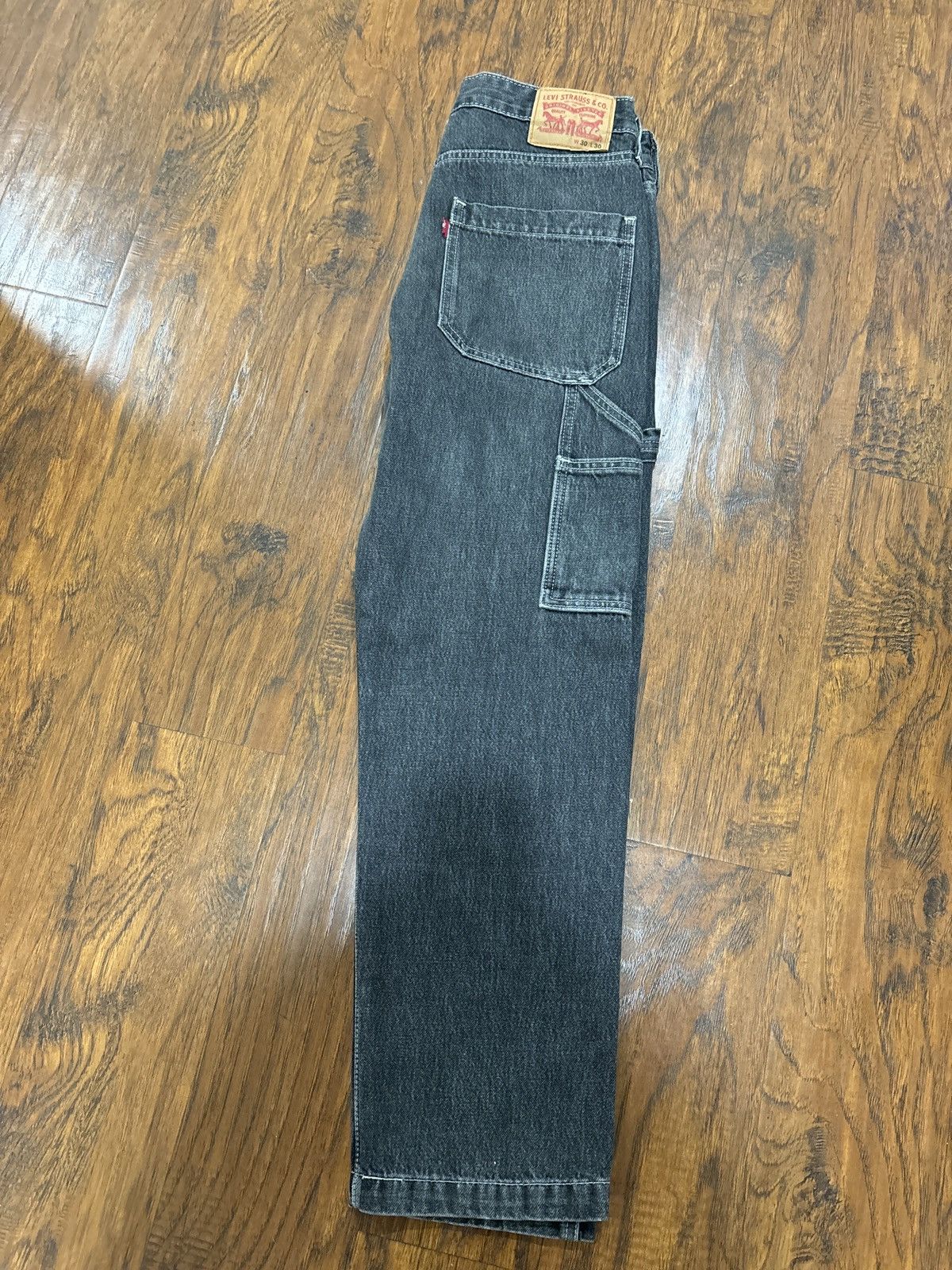 Levi's × Levi's Vintage Clothing Levis carpenter pants grey contrast stitch Size US 30 / EU 46 - 3 Thumbnail