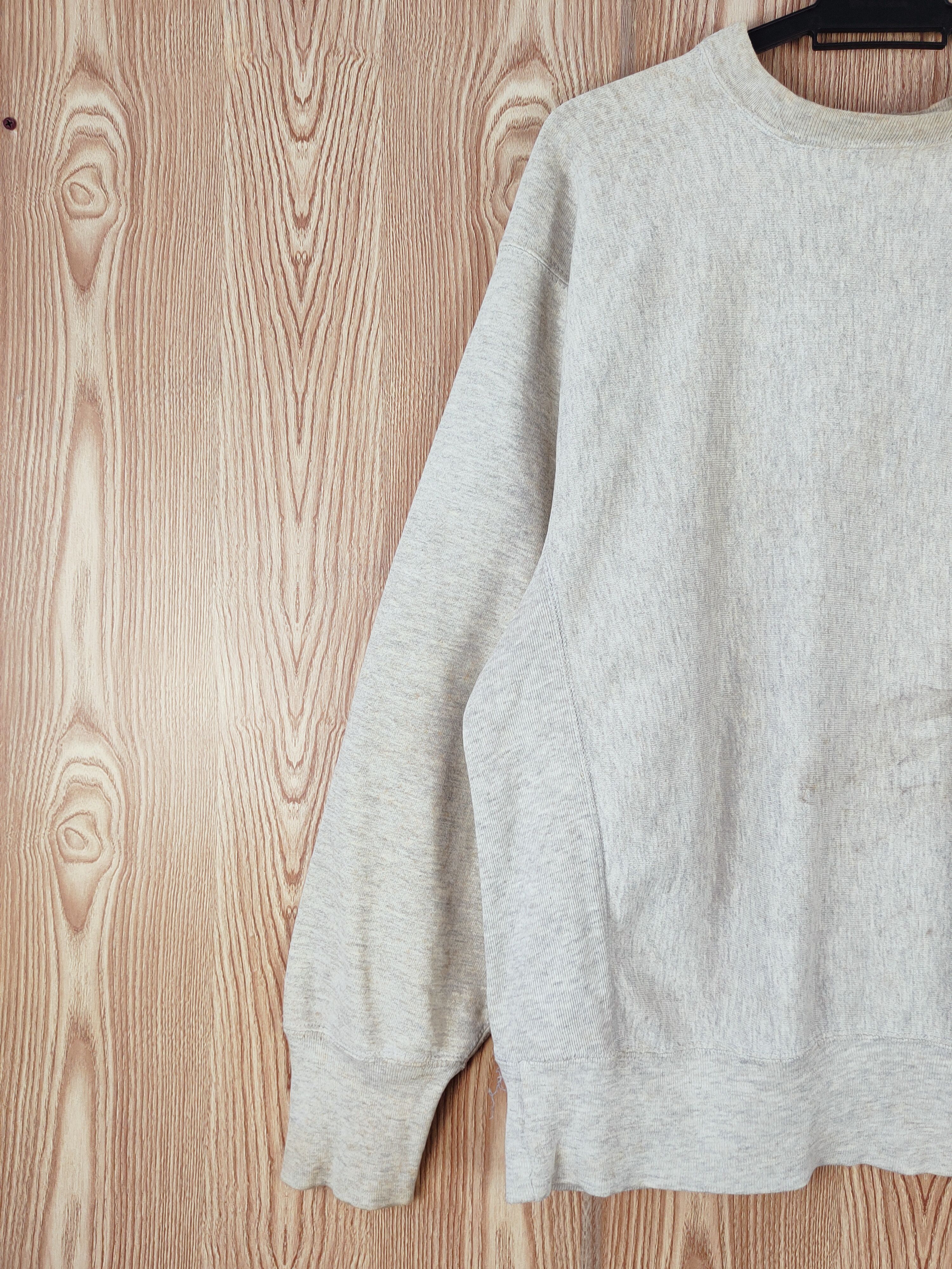 Champion Old Vintage 💥 Champion Gray Faded Sweatshirts (USA) Size US XL / EU 56 / 4 - 9 Thumbnail