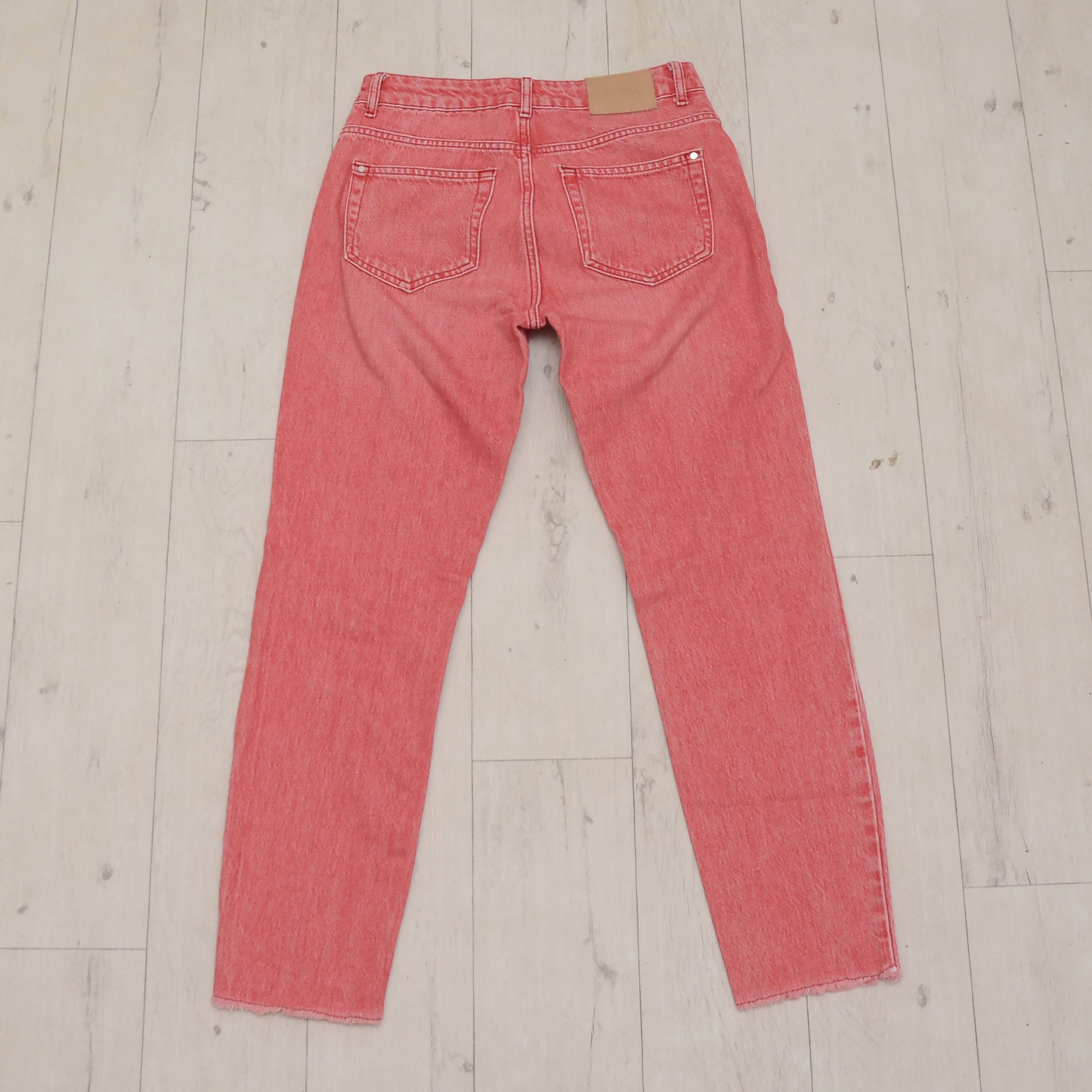 Other Pretty slim jeans CLAUDIE PIERLOT size 36 FR Red Washing Y2K Size 26" / US 2 / IT 38 - 2 Thumbnail
