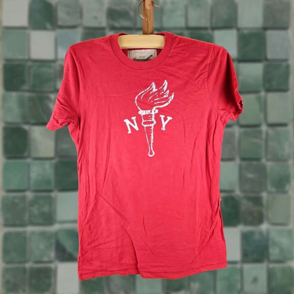Abercrombie & Fitch VINTAGE Abercrombie & Fitch RED MUSCLE T-SHIRT XLARGE Men Shirt XS? Size US XL / EU 56 / 4 - 1 Thumbnail