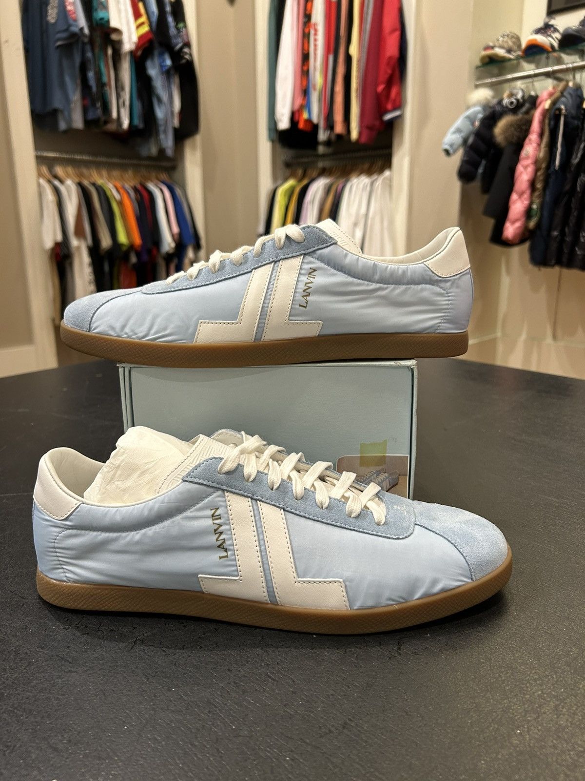 Lanvin Lanvin Low Top Sneakers Size US 12 / EU 45 - 1 Thumbnail