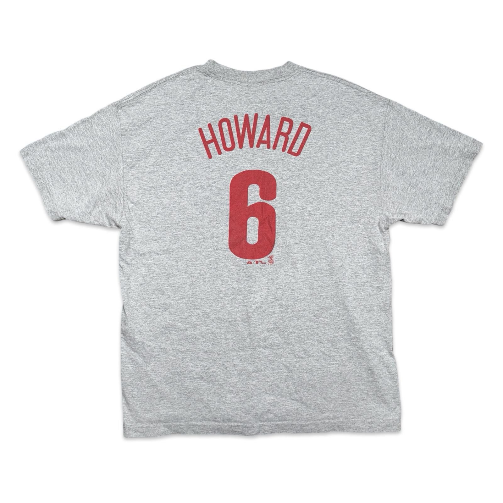 Majestic Majestic Philadelphia Phillies Y2K Ryan Howard T-Shirt Size US XL / EU 56 / 4 - 2 Thumbnail