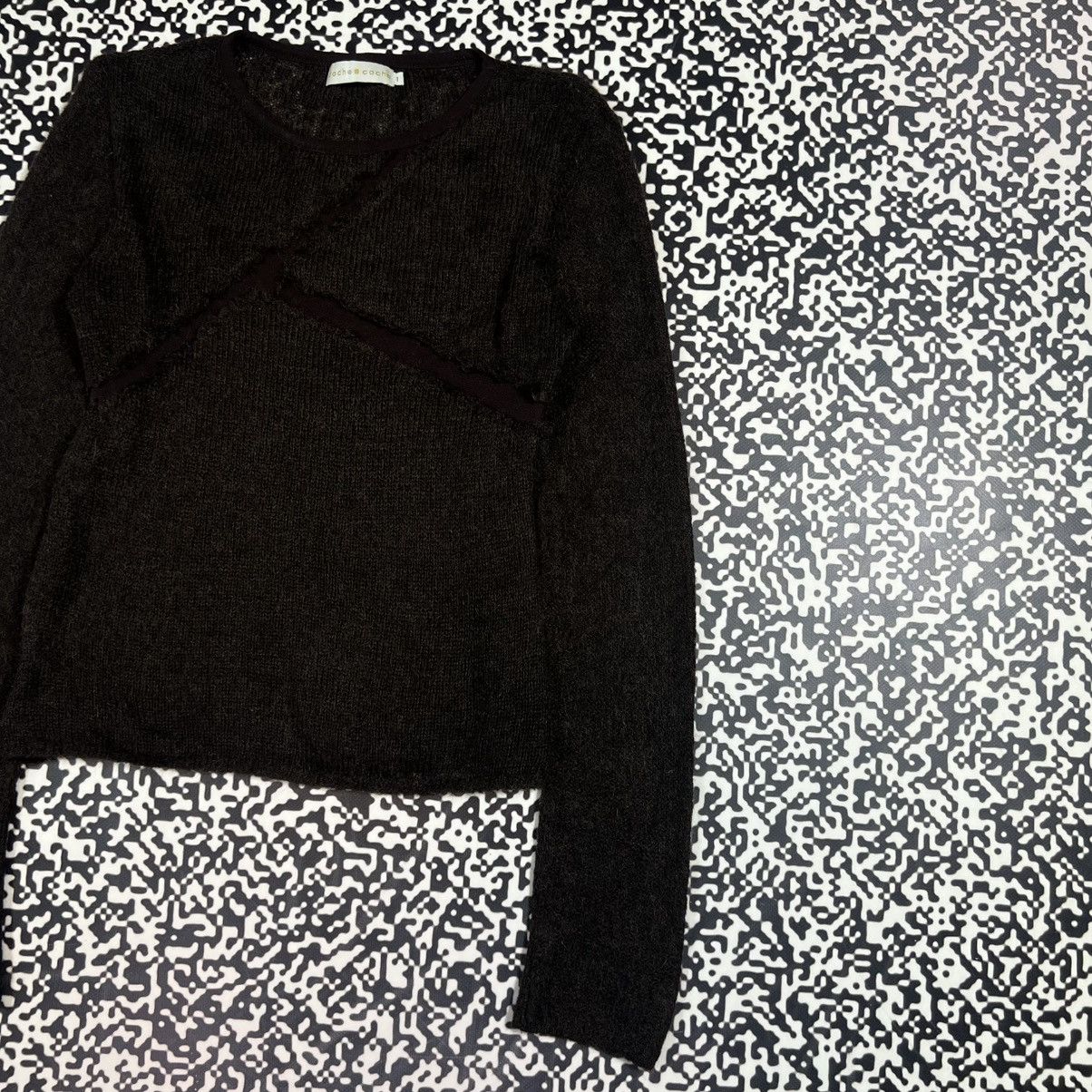 Japanese Brand Vintage Y2K Cache Cache Japanese Style Wool Sweater Size S / US 4 / IT 40 - 3 Thumbnail