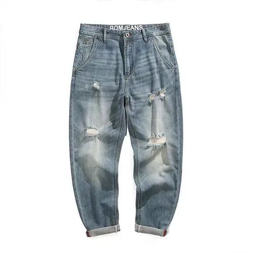 VIBE Vintage high street washed and faded casual ripped jeans Size US 32 / EU 48 - 5 Thumbnail