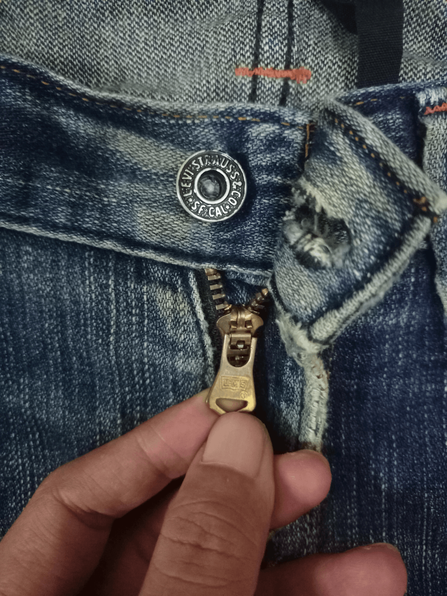 Levi's × Levi's Vintage Clothing Vintage 90s Levis 517 Mud Wash Distressed Flare Jeans 34x32 Size US 34 / EU 50 - 3 Thumbnail